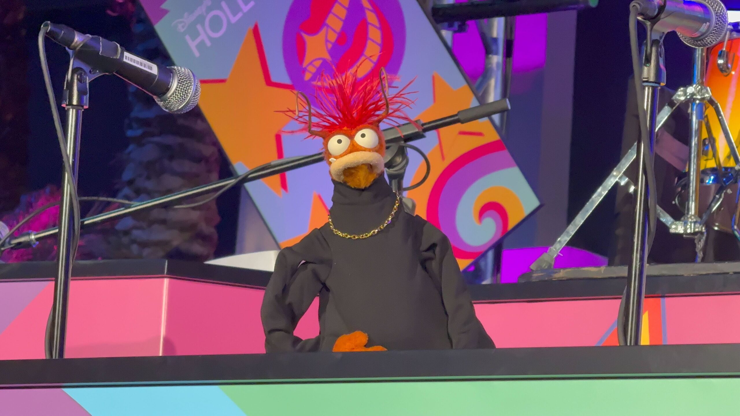 The Electric Mayhem & John Stamos Open Rock 'n' Roller Coaster Starring The Muppets