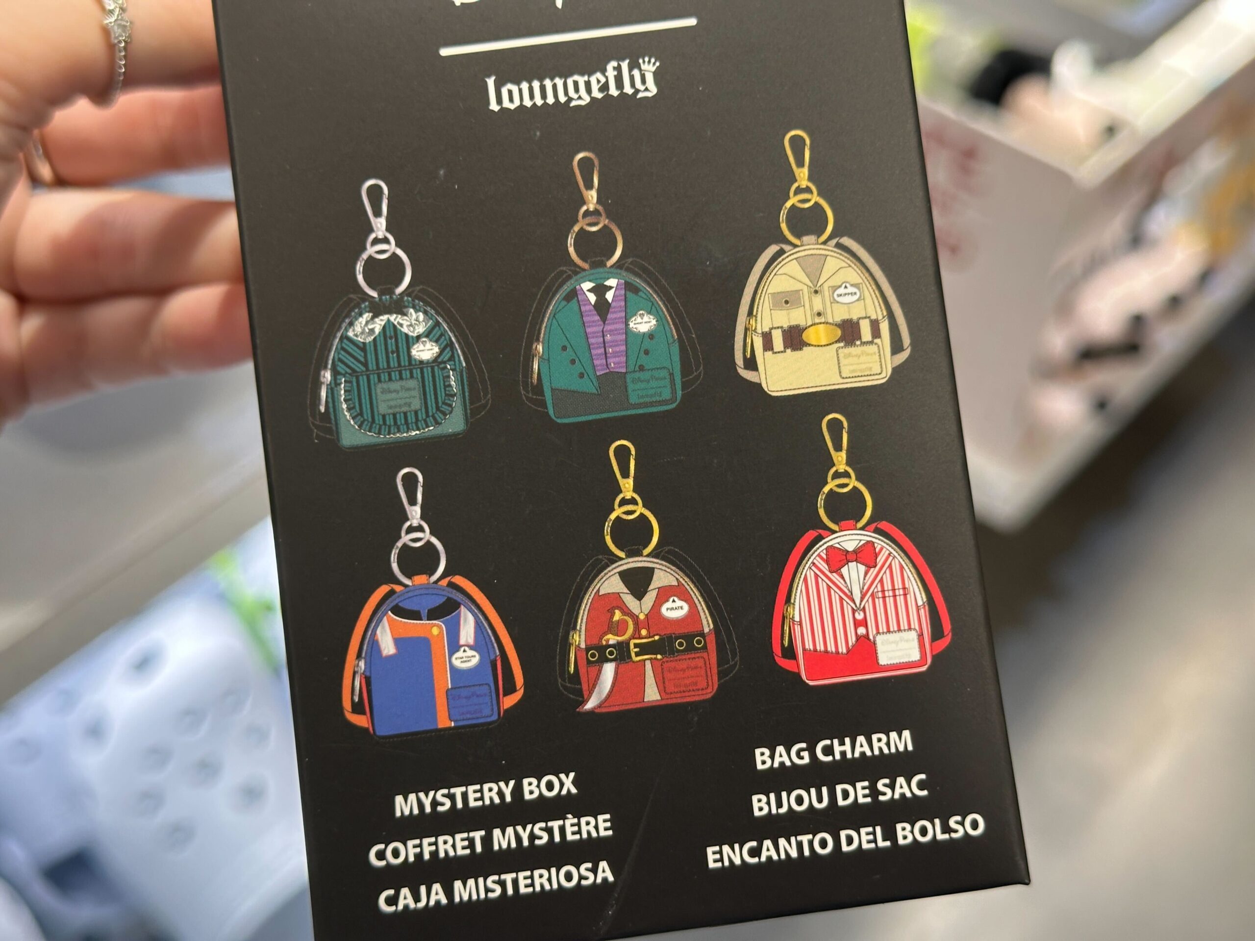 Loungefly Cast Member Costume Mystery Bag Charm.