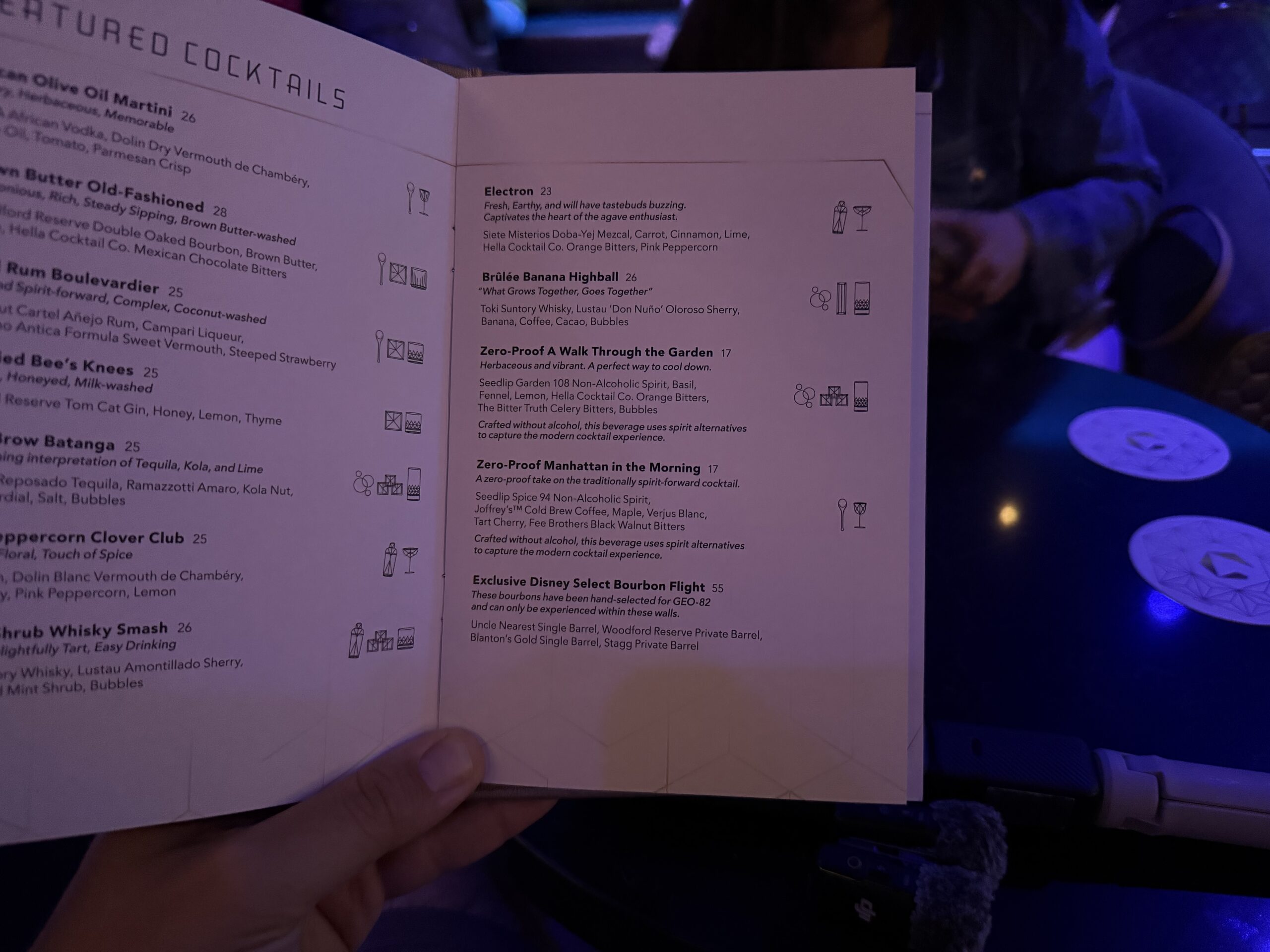REVIEW: New Menu at GEO-82 Spaceship Earth Bar in EPCOT