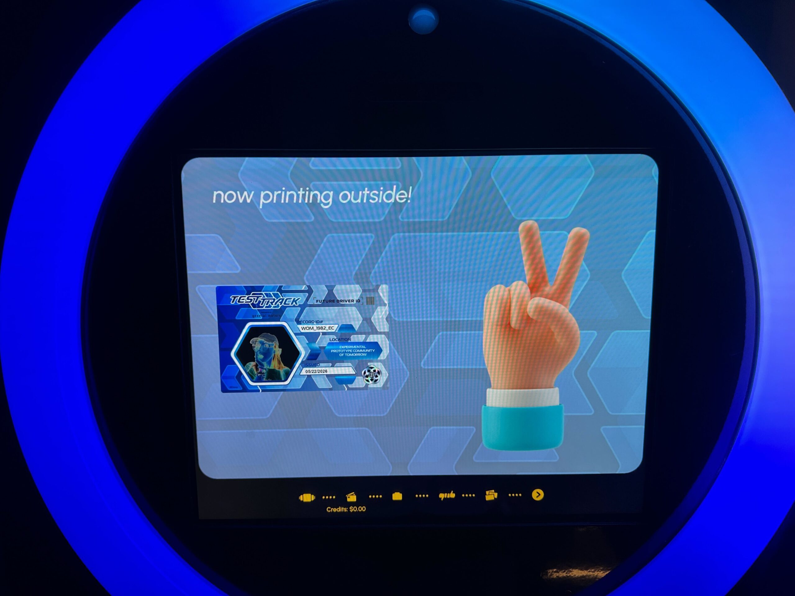 Guests can now get a custom Test Track driver's license in the ride's gift shop at EPCOT.