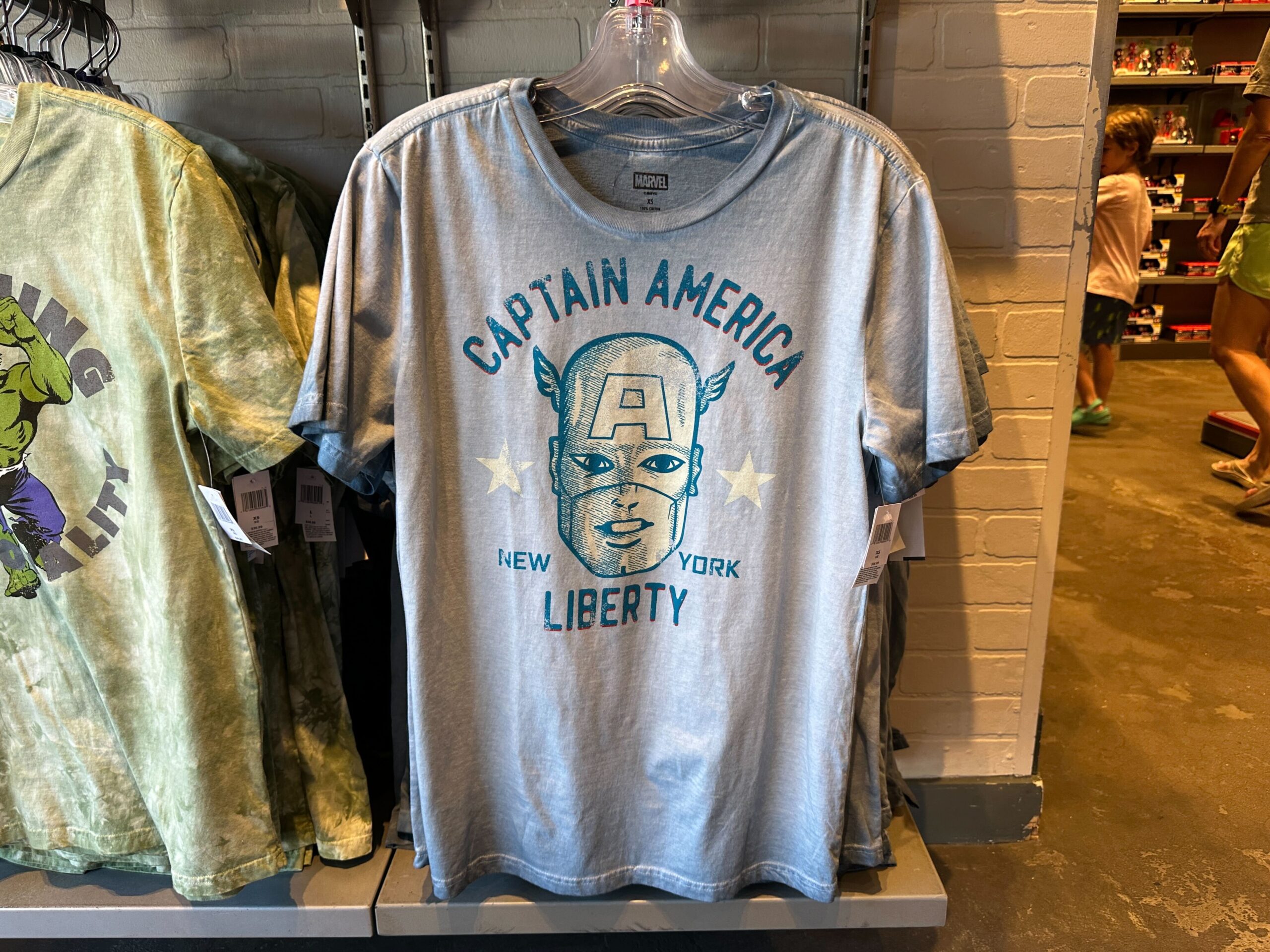 Hulk, Captain America, and 'Amazing Dad' Spider-Man Tees at Disney World