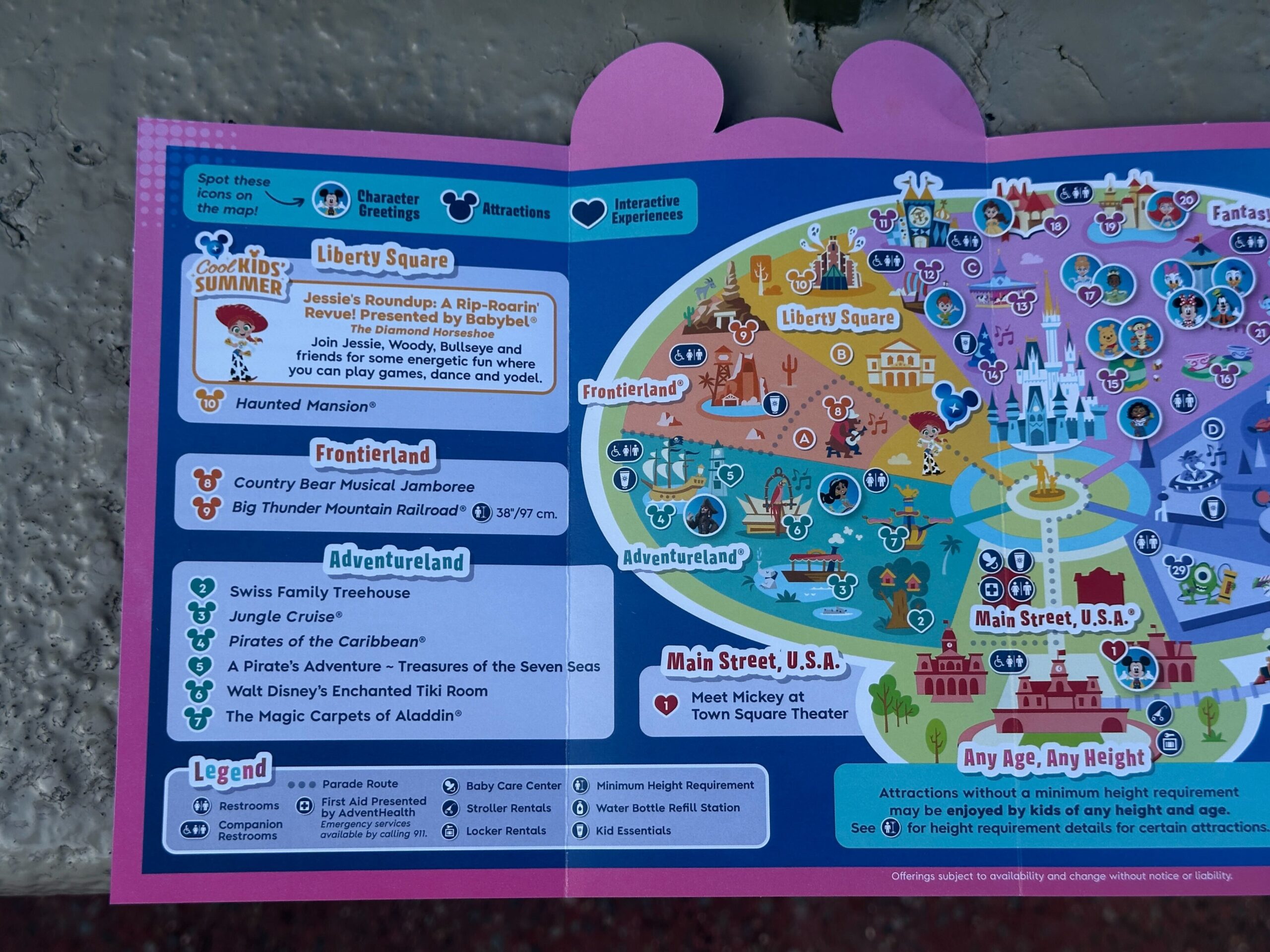 2026 Cool Kids' Summer Map Debuts at Magic Kingdom - WDW News Today
