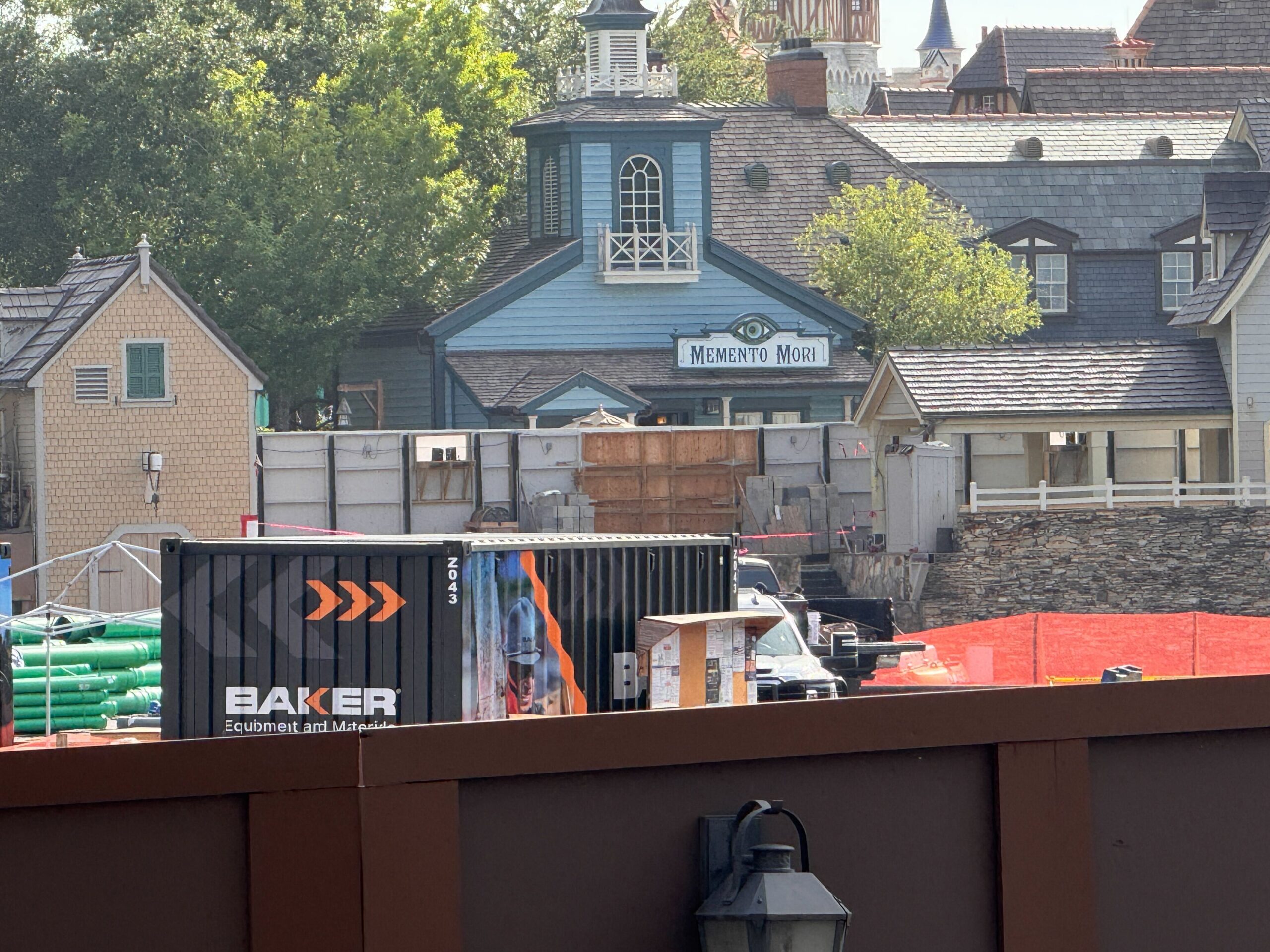 The Mike Fink Keel Boats landing is being demolished at Magic Kingdom for construction of Piston Peek National Park.