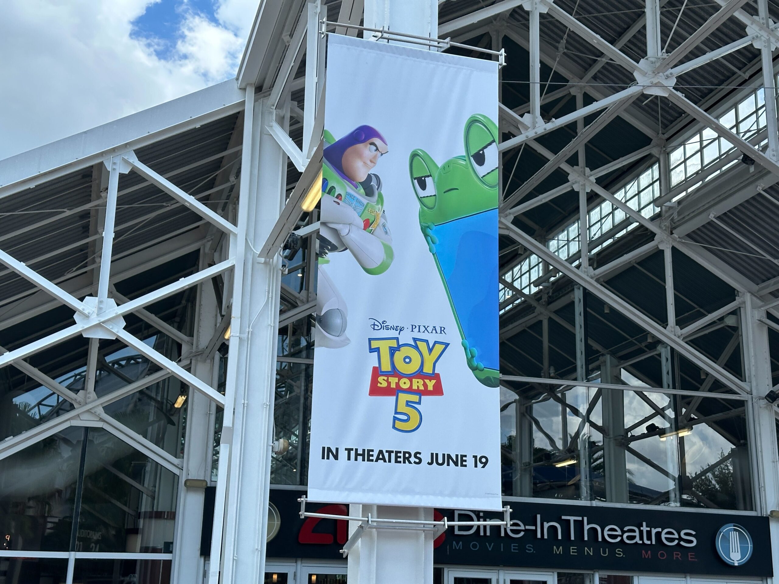 AMC Disney Springs 24 is now decked out with billboards, banners, and more celebrating Toy Story 5
