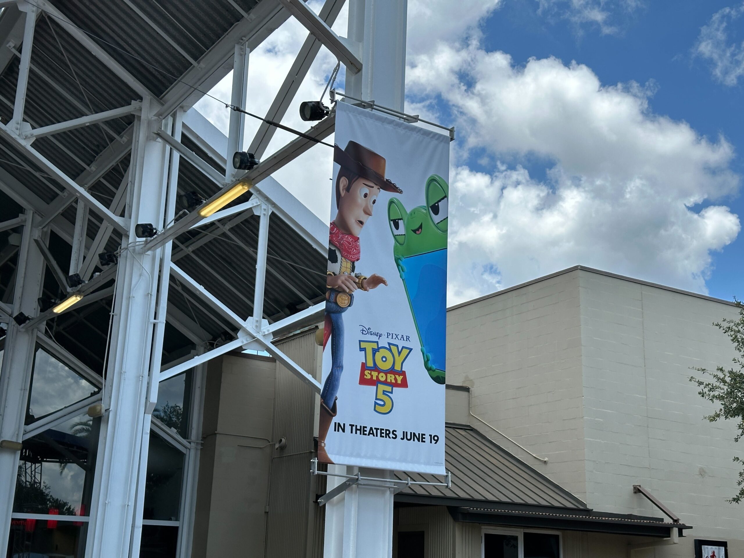 AMC Disney Springs 24 is now decked out with billboards, banners, and more celebrating Toy Story 5
