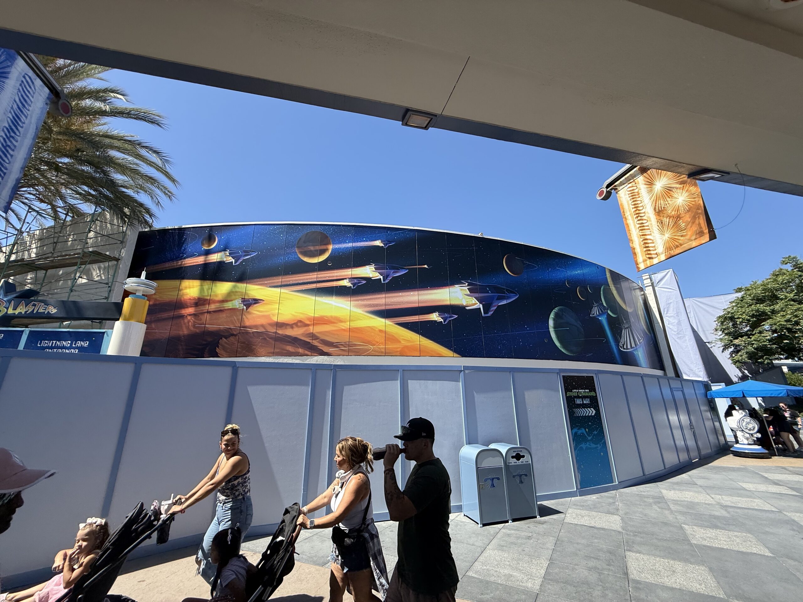 Retro Tomorrowland Colors Return to Disneyland Following Fresh Paint Work on Buzz Lightyear Astro Blasters