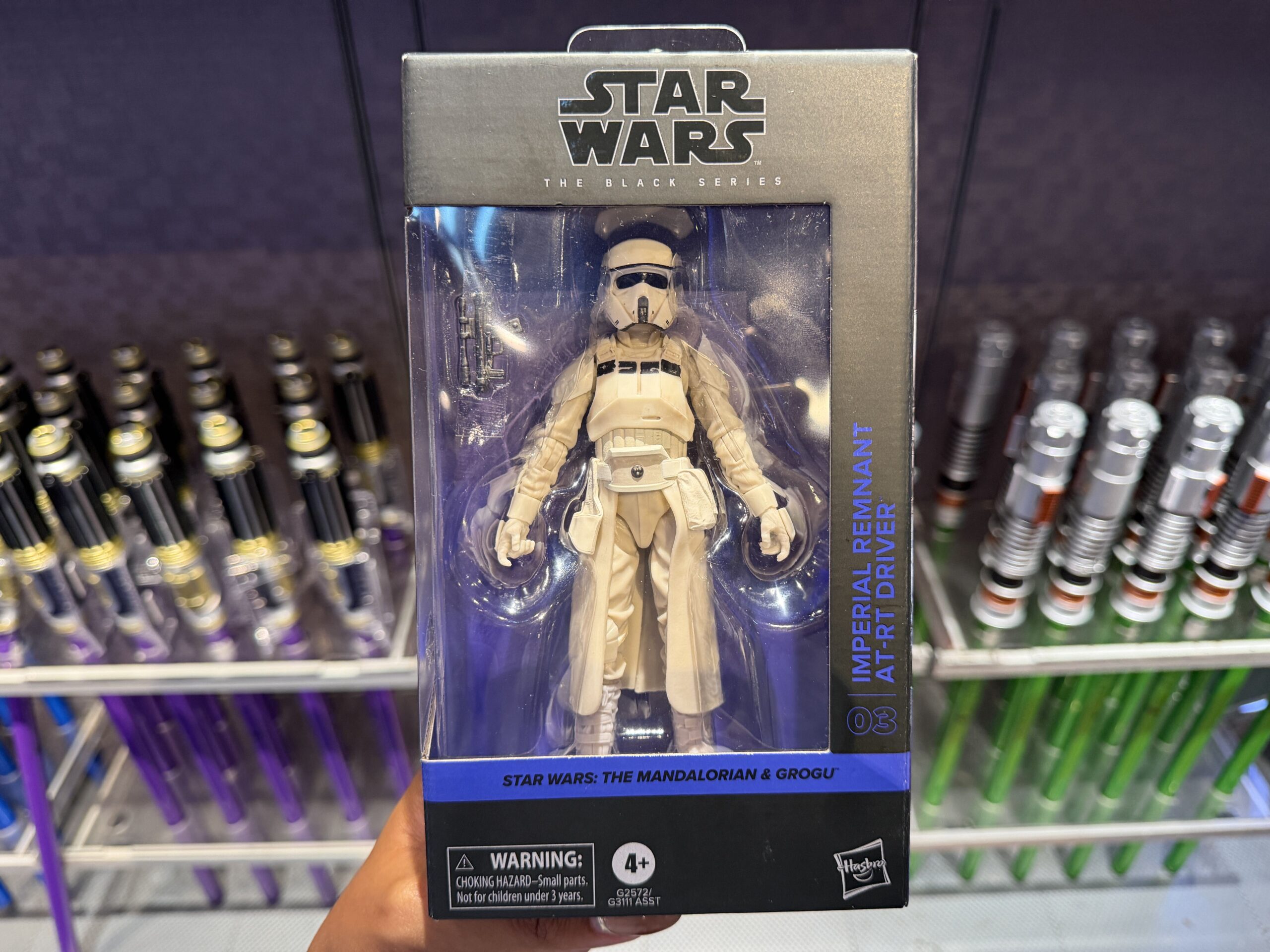 A new wave of Star Wars merchandise has arrived at Disneyland, including several graphic T-shirts, a keychain, and multiple Hasbro Black Series figures inspired by Star Wars: Attack of the Clones, The Mandalorian & Grogu, Star Tours, and more.