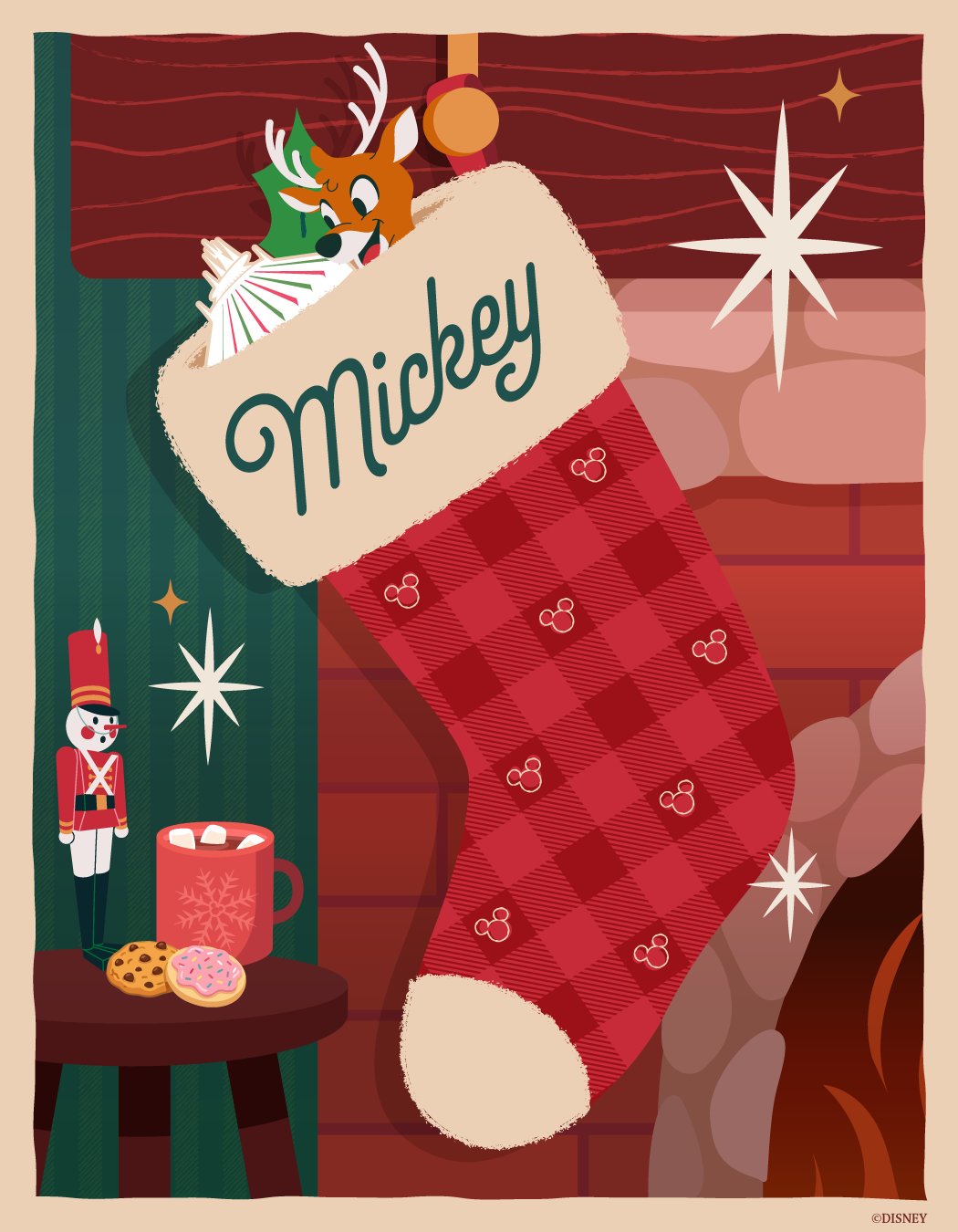 Disney shared another stocking on social media this time teasing Mickey's Very Merry Christmas Party and other Magic Kingdom holiday offerings.