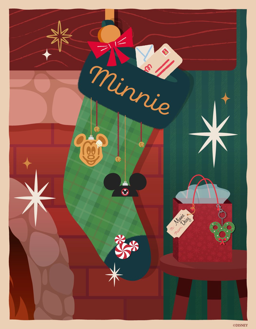 Disney Parks shared their last holiday stocking teaser, this time referencing merchandise coming to Walt Disney World this winter.