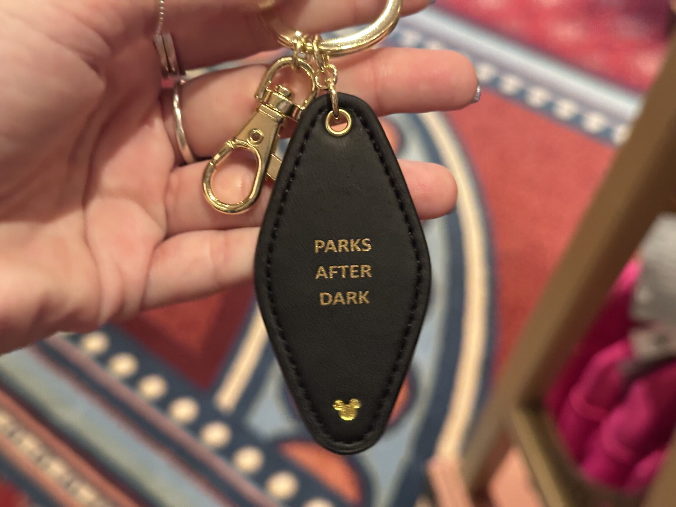 Logo Mania keychains have arrived at Walt Disney World, including attraction-inspired quote designs.