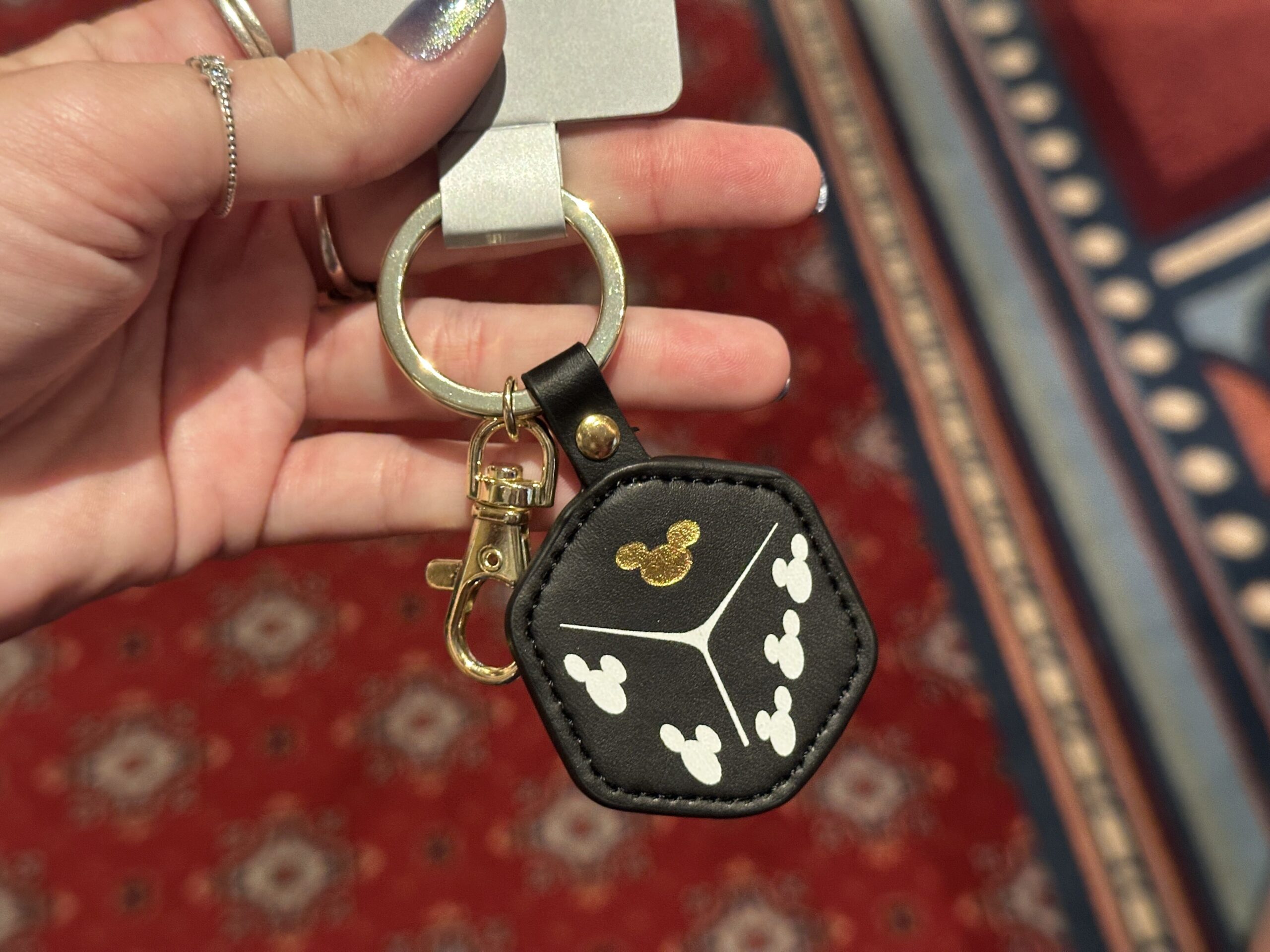 Logo Mania keychains have arrived at Walt Disney World, including dice