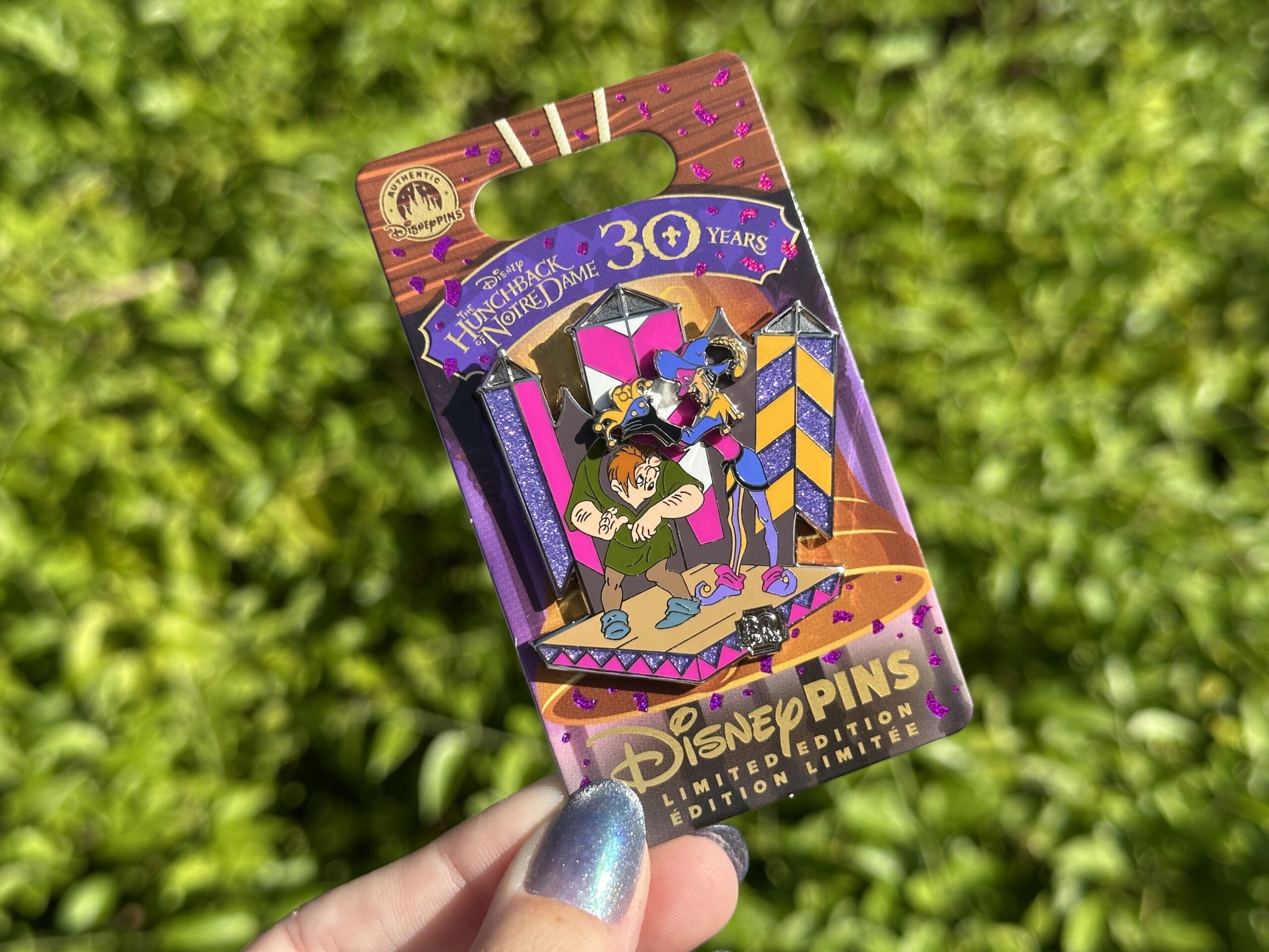 Fresh pin arrivals at Walt Disney World Resort this week highlight a new batch of The Hunchback of Notre Dame 30th anniversary collection