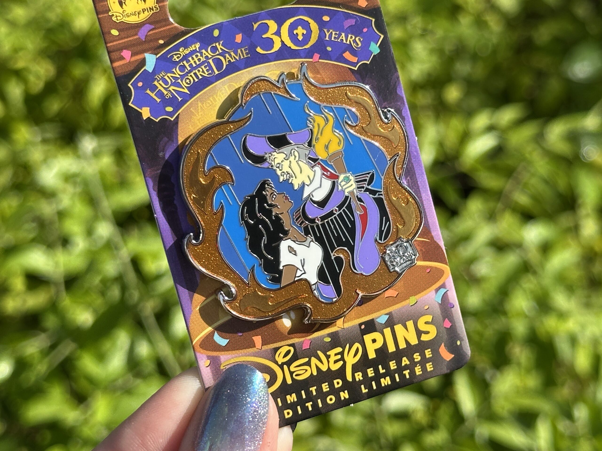 Fresh pin arrivals at Walt Disney World Resort this week highlight a new batch of The Hunchback of Notre Dame 30th anniversary collection