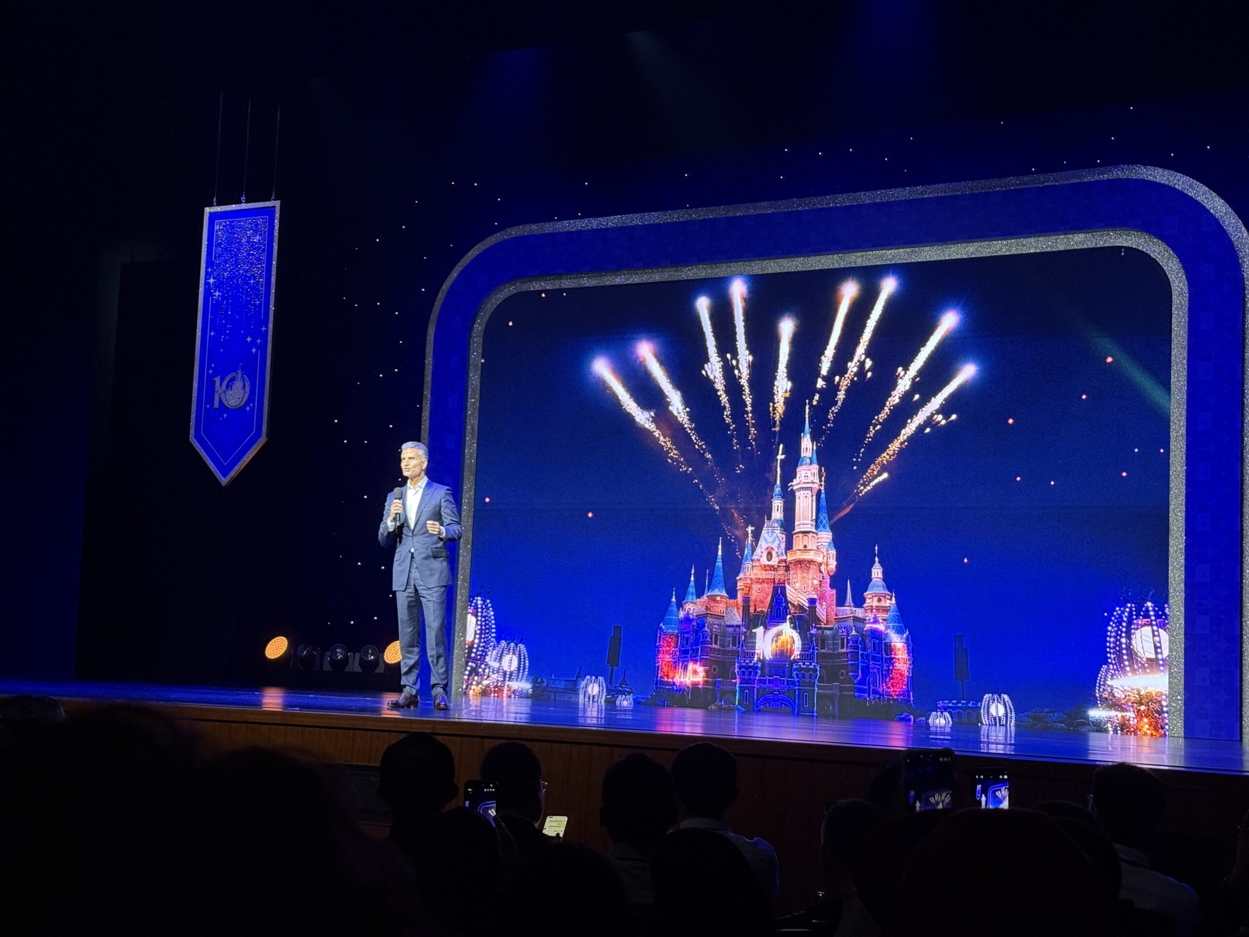 Josh D’Amaro takes the stage at Shanghai Disney Resort's 10th Anniversary Presentation