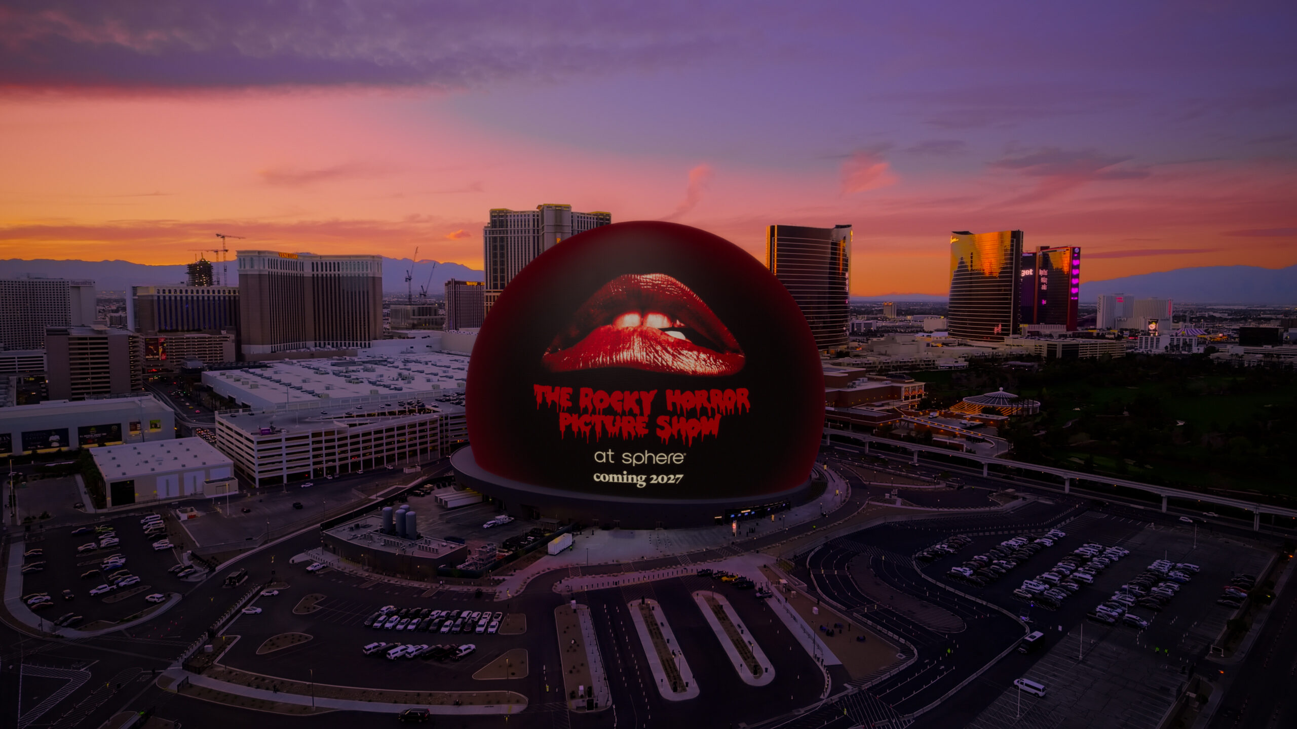 Announced in a release yesterday, June 16, 2026, Rocky Horror will be heading to The Sphere sometime in 2027. It will be immersive just like the showings of The Wizard of Oz.