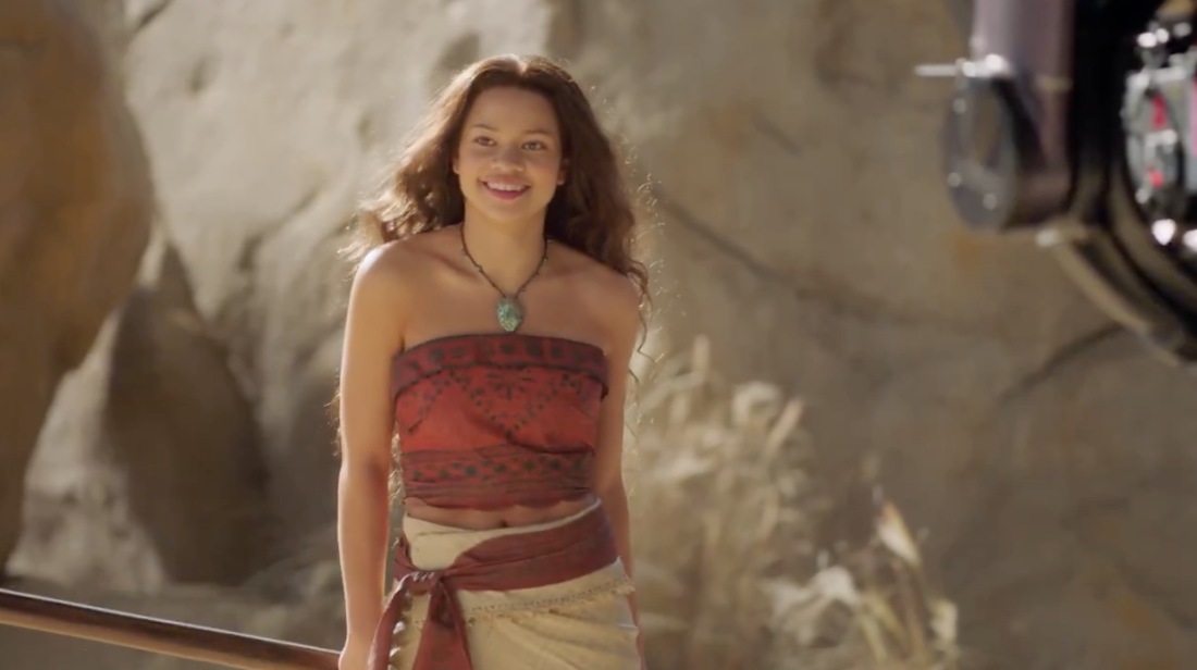 "It is such a joy to see Catherine take on the life of this character," Auli'i Cravalho said of Laga'aia in the video. Cravalho is the voice of Moana from the 2016 animated film. Laga'aia explained that she is so excited to be playing the heroine and that she immediately called her family after getting the news.