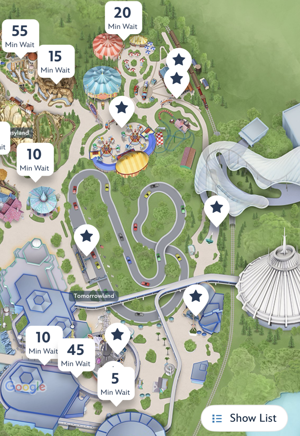 According to the National Weather Service (NWS) the Orlando area is currently under a severe thunderstorm warning, which may be related to the many closures at the park right now. One of our staffers in the Orlando area is also experiencing intermittent power outages.