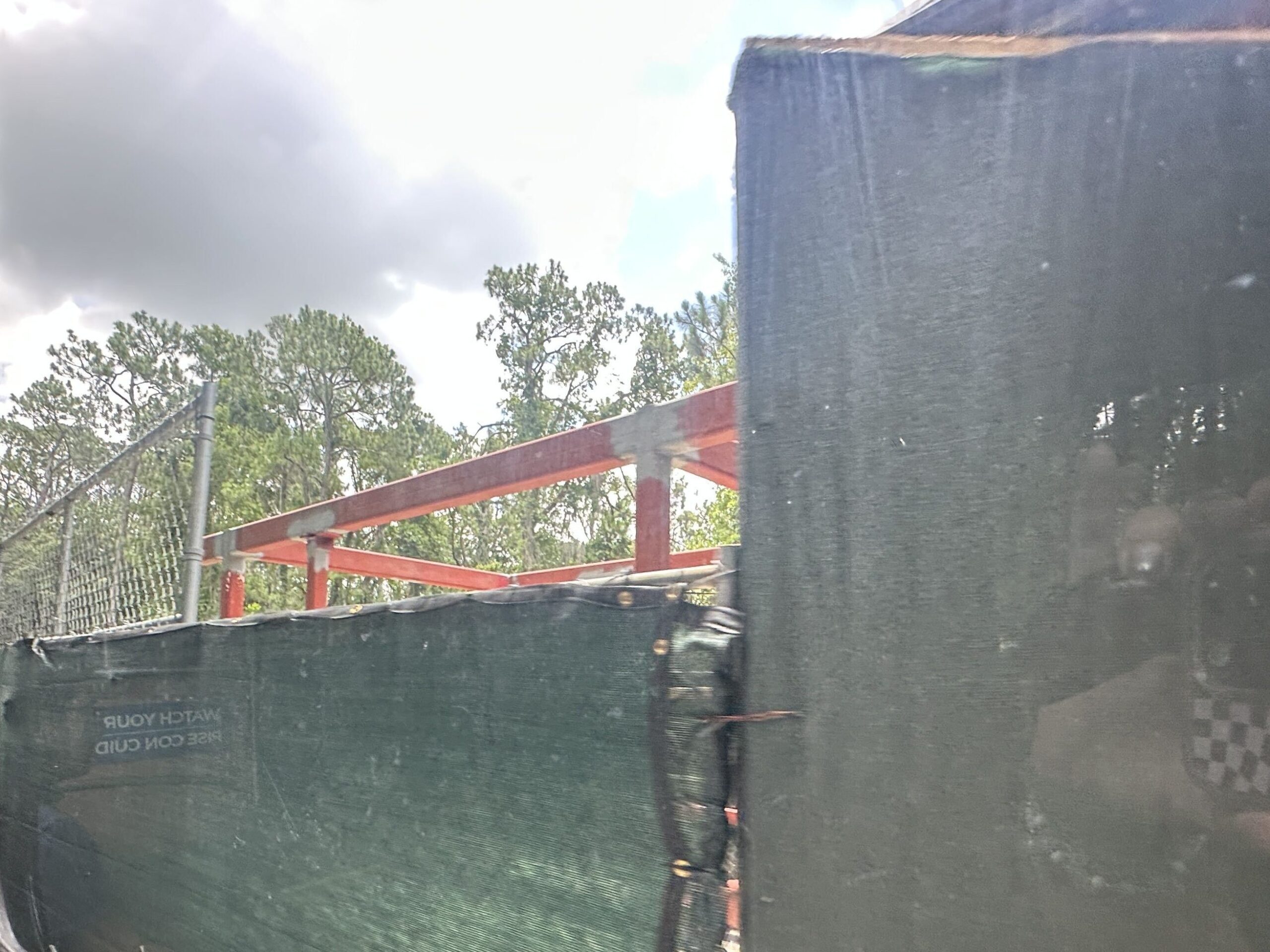 Work is moving along on what appears to be an expansion of the security kiosk at Disney’s Wilderness Lodge.