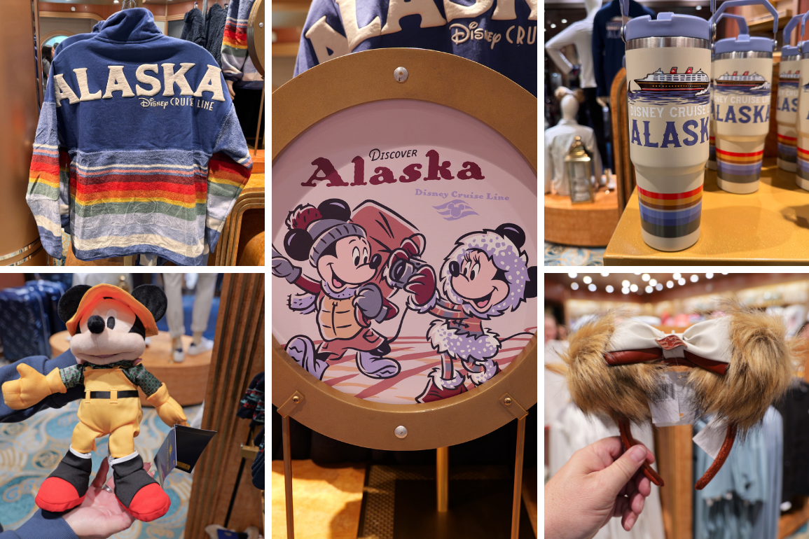 Disney Cruise Line has released new Alaska merchandise.