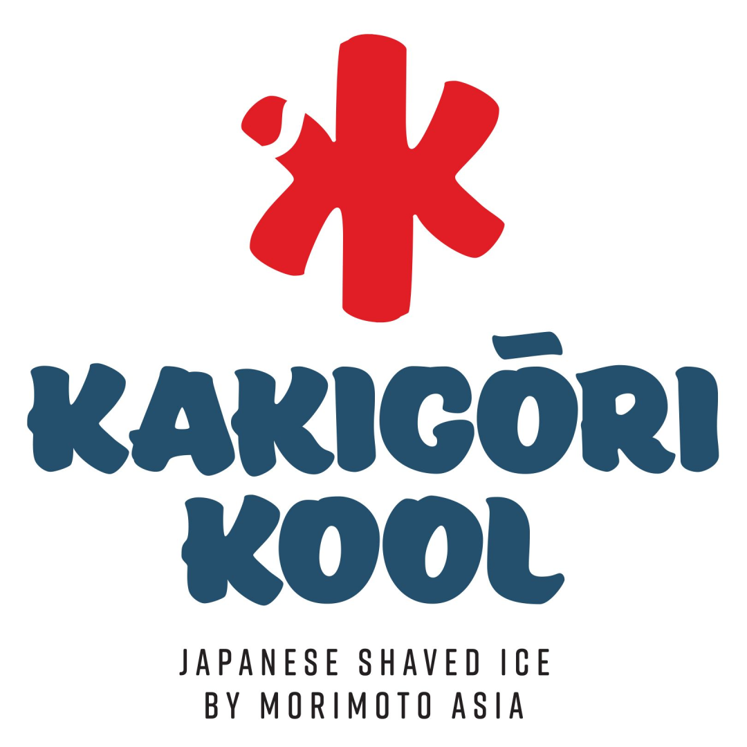 Kakigōri Kool Japanese shaved ice cart logo.