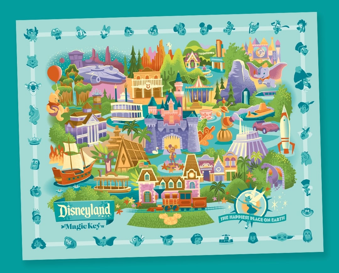 For the end of the Disneyland Resort 70th Celebration, Disney is offering a new Magic Key-exclusive scavenger hunt featuring a souvenir park map.