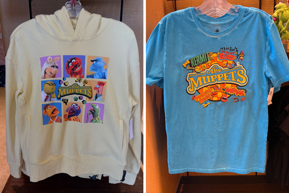 New Muppets apparel now available at Disney California Adventure.