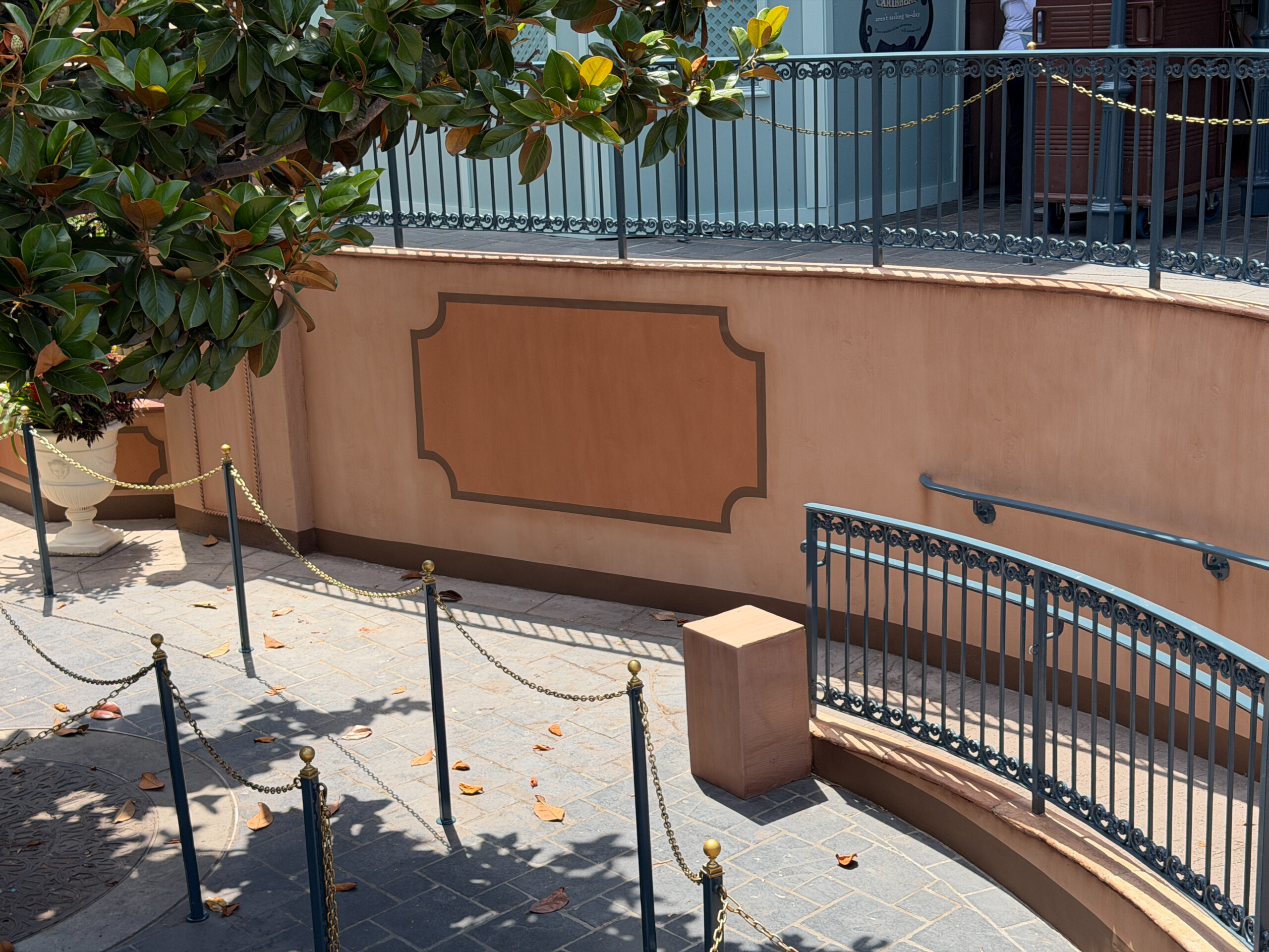 Pirates of the Caribbean Exterior Queue Repaint Nearly Complete