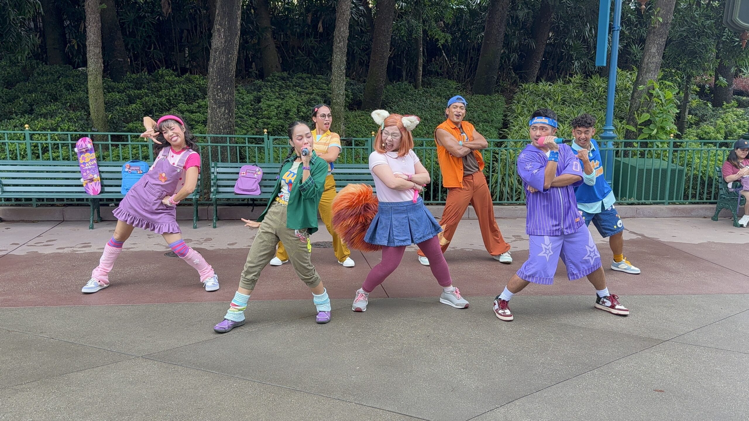 For Pixar Summer Fest, Hong Kong Disneyland has a new Turning Red-inspired show featuring live vocalists and dancing.