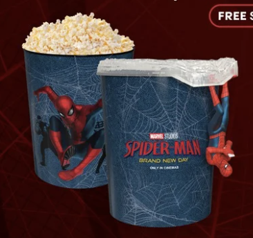 AMC, Regal, and Cinemark have revealed exclusive Spider-Man: Brand New Day collectibles, including popcorn buckets, drink cups, blankets, socks, and more ahead of the film's July 31 release.