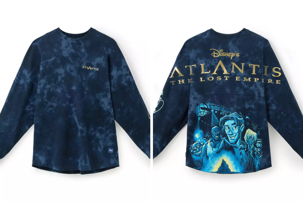 As part of the 25th anniversary of the fan favorite film, Spirit Jersey has also released an Atlantis-inspired jersey. It is only available online at the Disney Store.