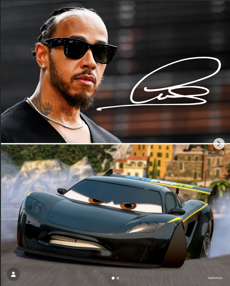 Lewis Hamilton has signed official trading cards featuring his Pixar Cars character for the first time ever, arriving in the upcoming 2026 Topps Chrome Disney collection.