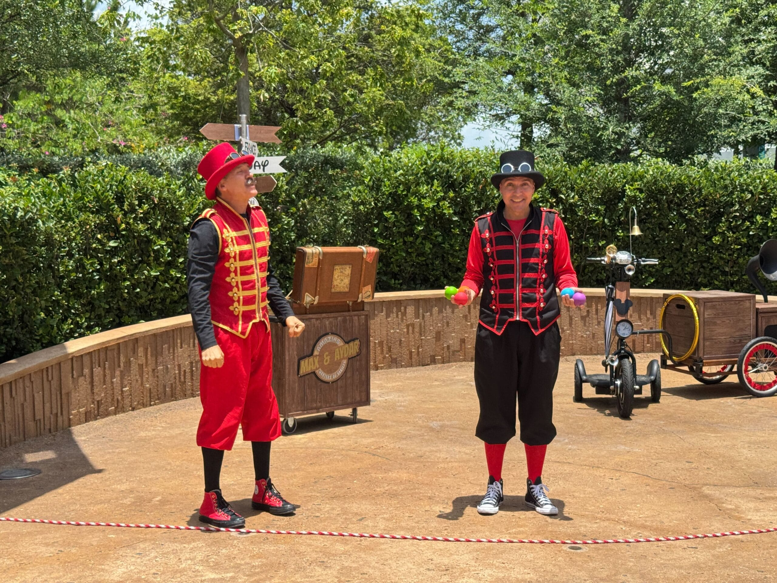 On top of the snacky foods, guests at the Light Lounge can also enjoy the varietal stylings of Max & Aydar. They're being moved inside from their original performance location in World Celebration Gardens.