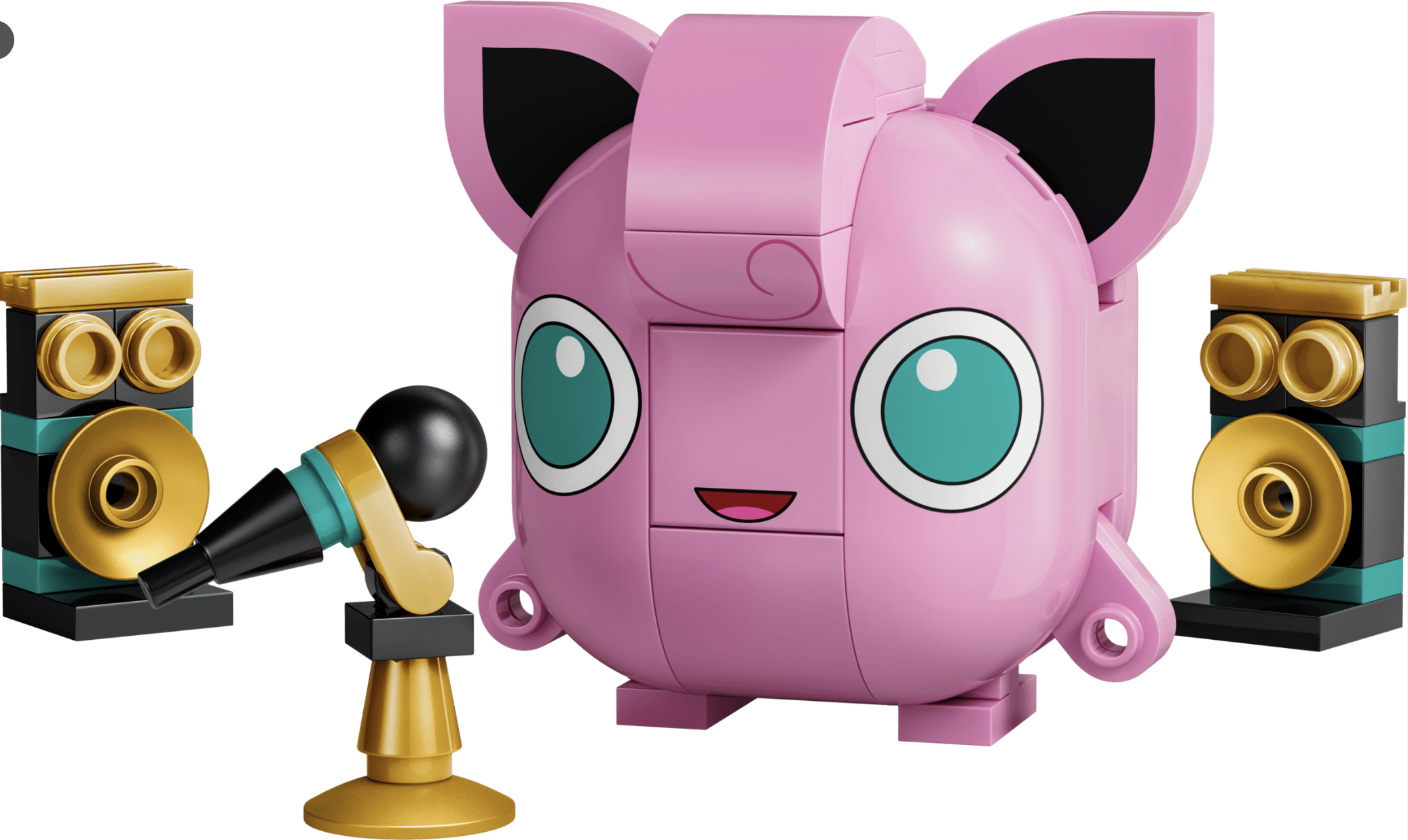 This small 88-piece set features Jigglypuff with microphones, speakers, and a music stage.