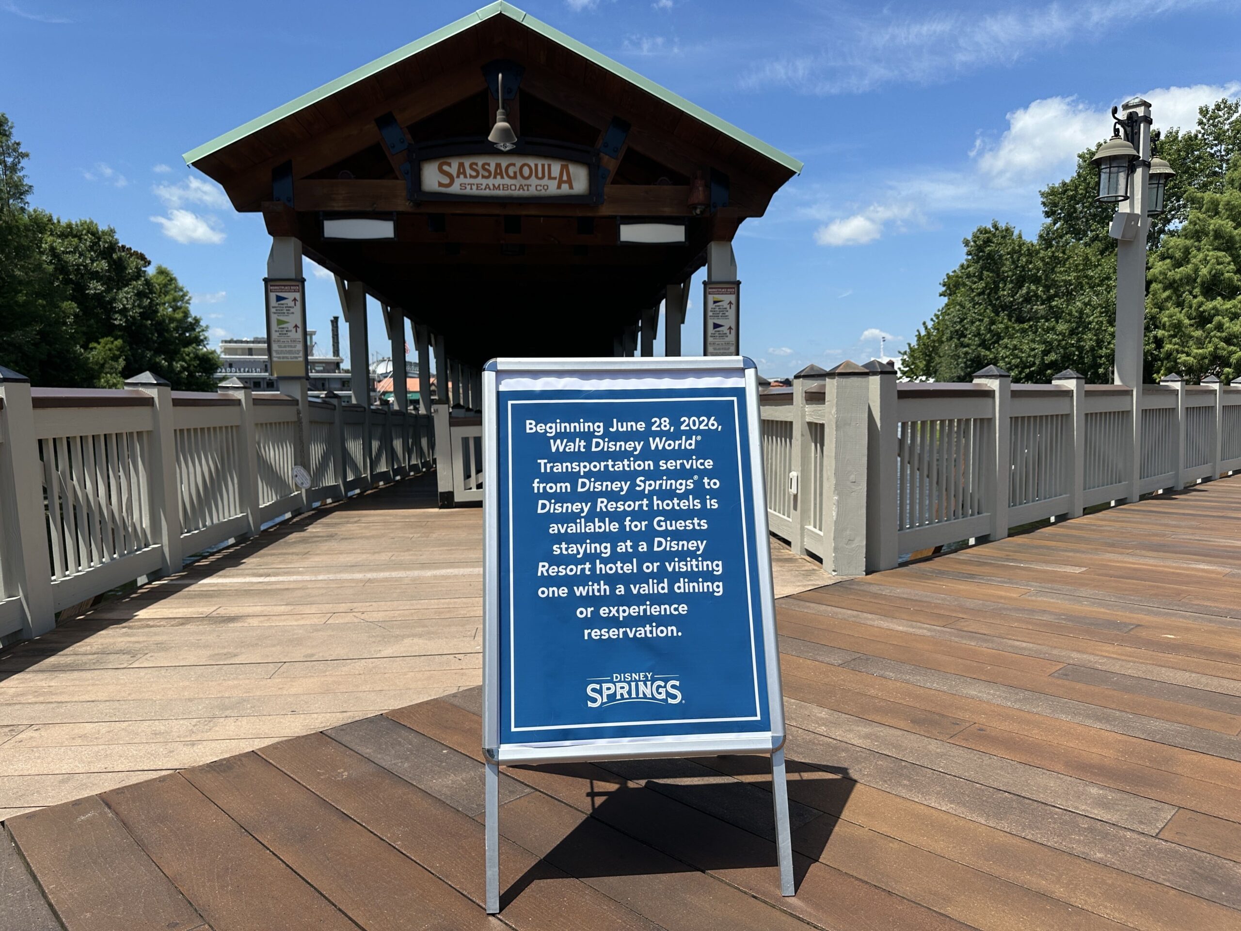 The signs are also located near the docks for the Sassagoula River Cruise.