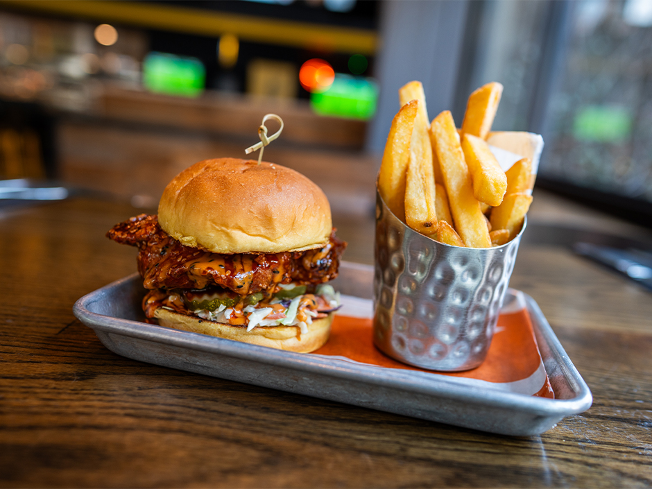 Korean Fried Chicken Sandwich.
