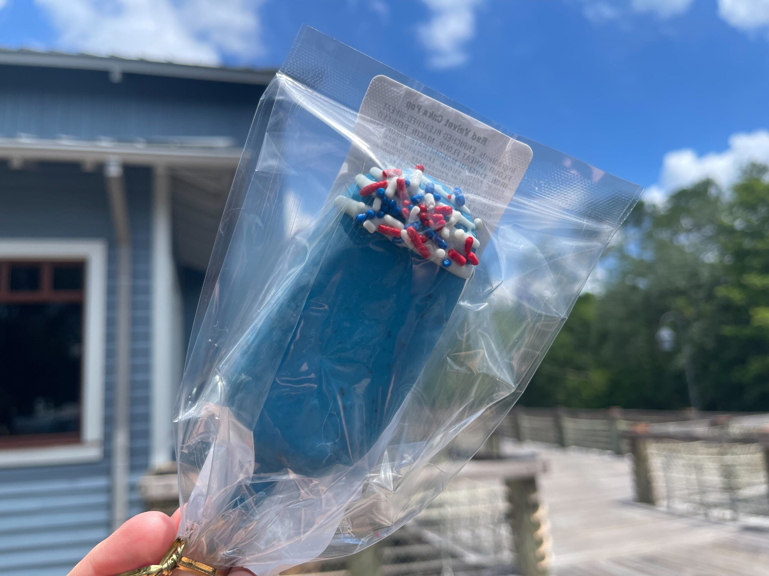 Red, White, and Blue Cake Pop - $5.99
