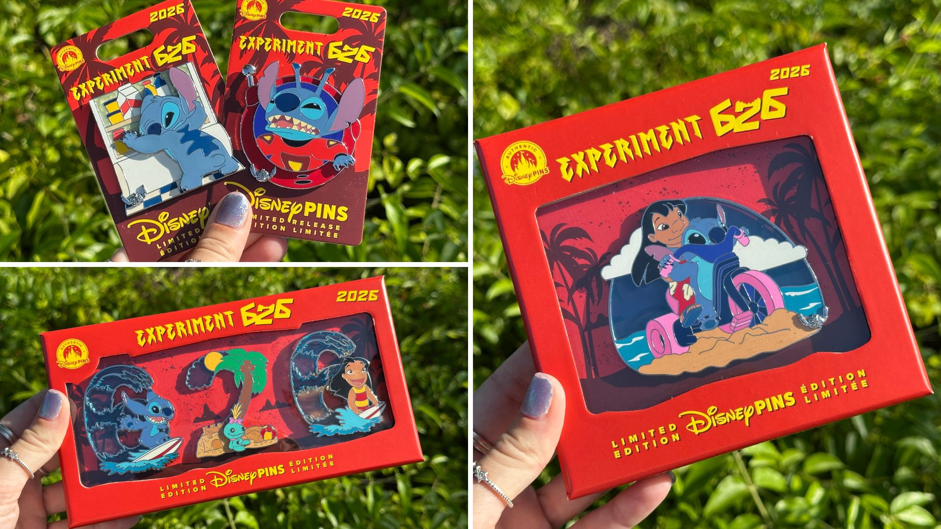 2026 Lilo & Stitch 626 Day Pins at Walt Disney World