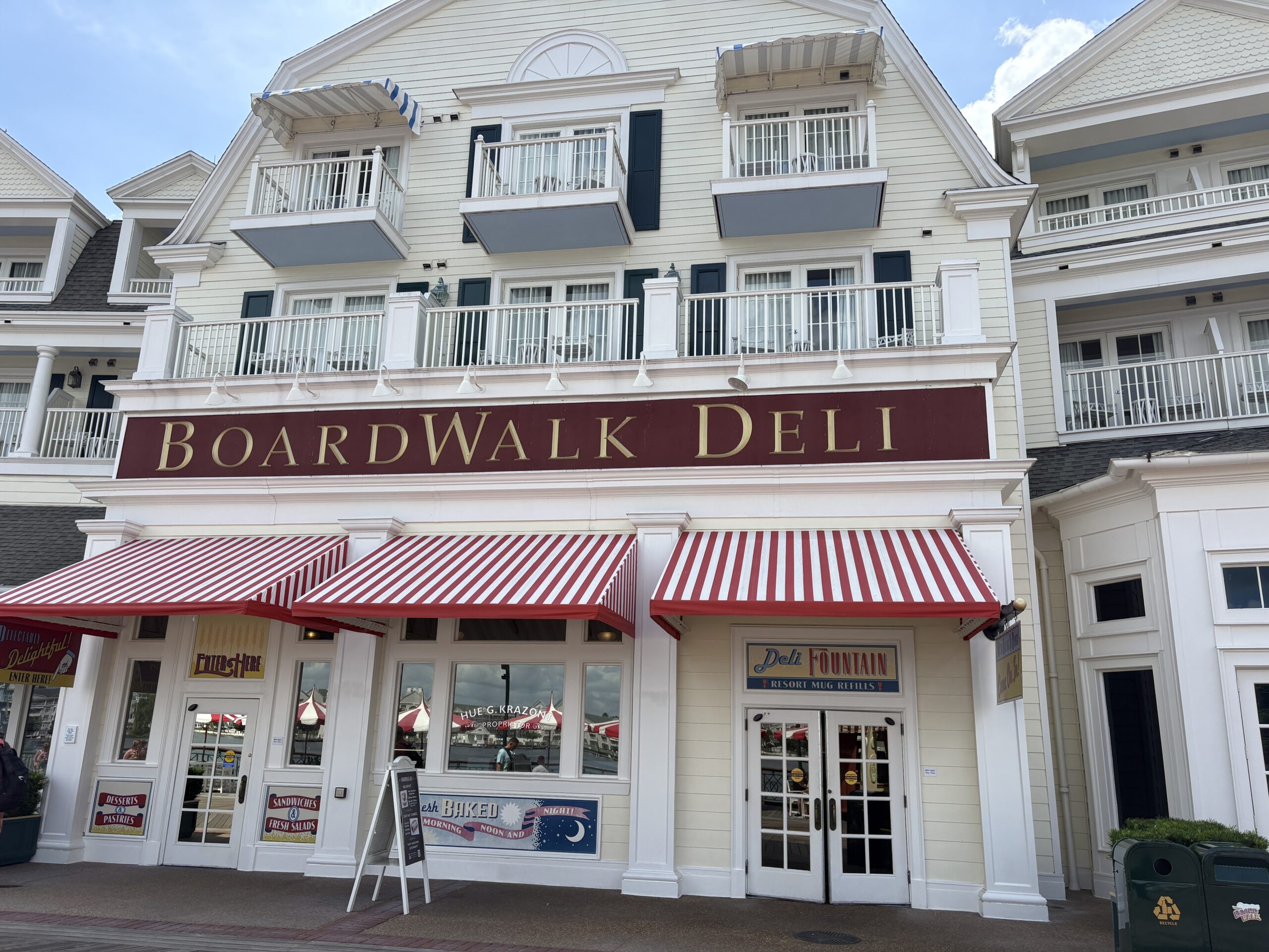 Celebrate America's 250th Independence Day with patriotic treats at Walt Disney World, including the Strawberry Shortcake Cupcake from BoardWalk Deli.