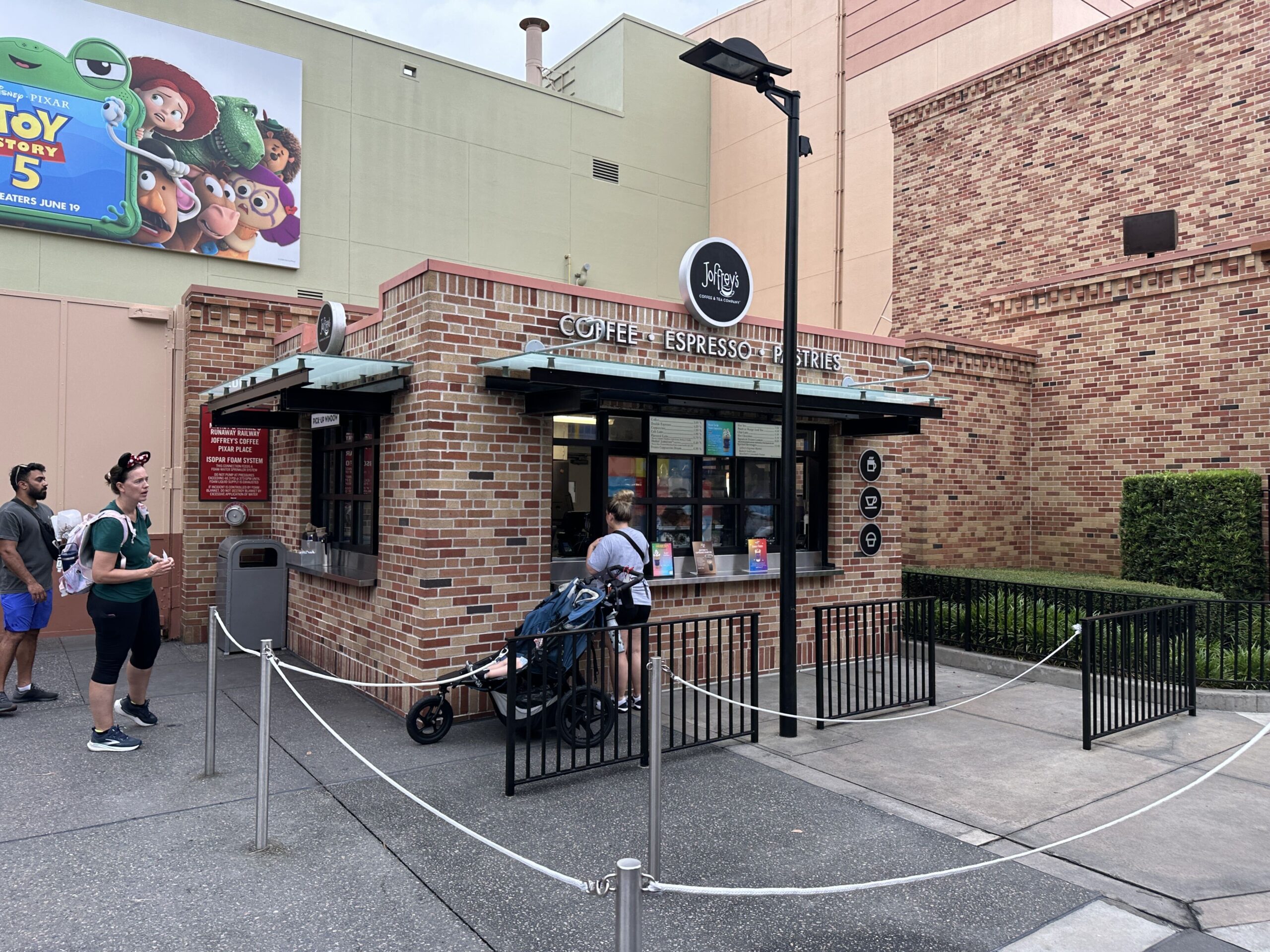 The Rockin' Cold Brew is at the Joffrey's Coffee & Tea Company kiosk just outside Toy Story Land and Pixar Plaza. The 20% Annual Passholder discount applies.