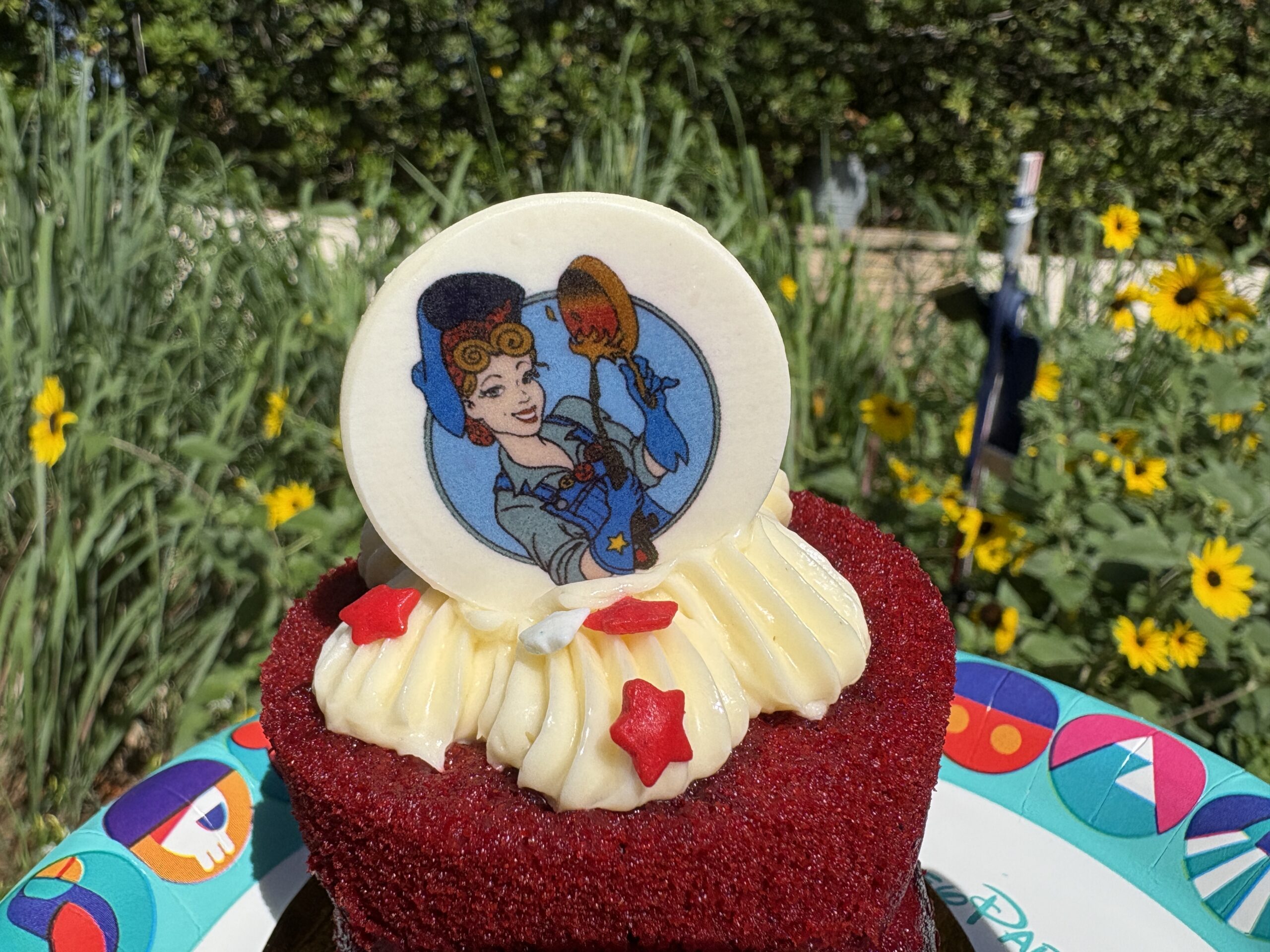 REVIEW: Rosie the Riveter Red Velvet Cake at Disney's Hollywood Studios