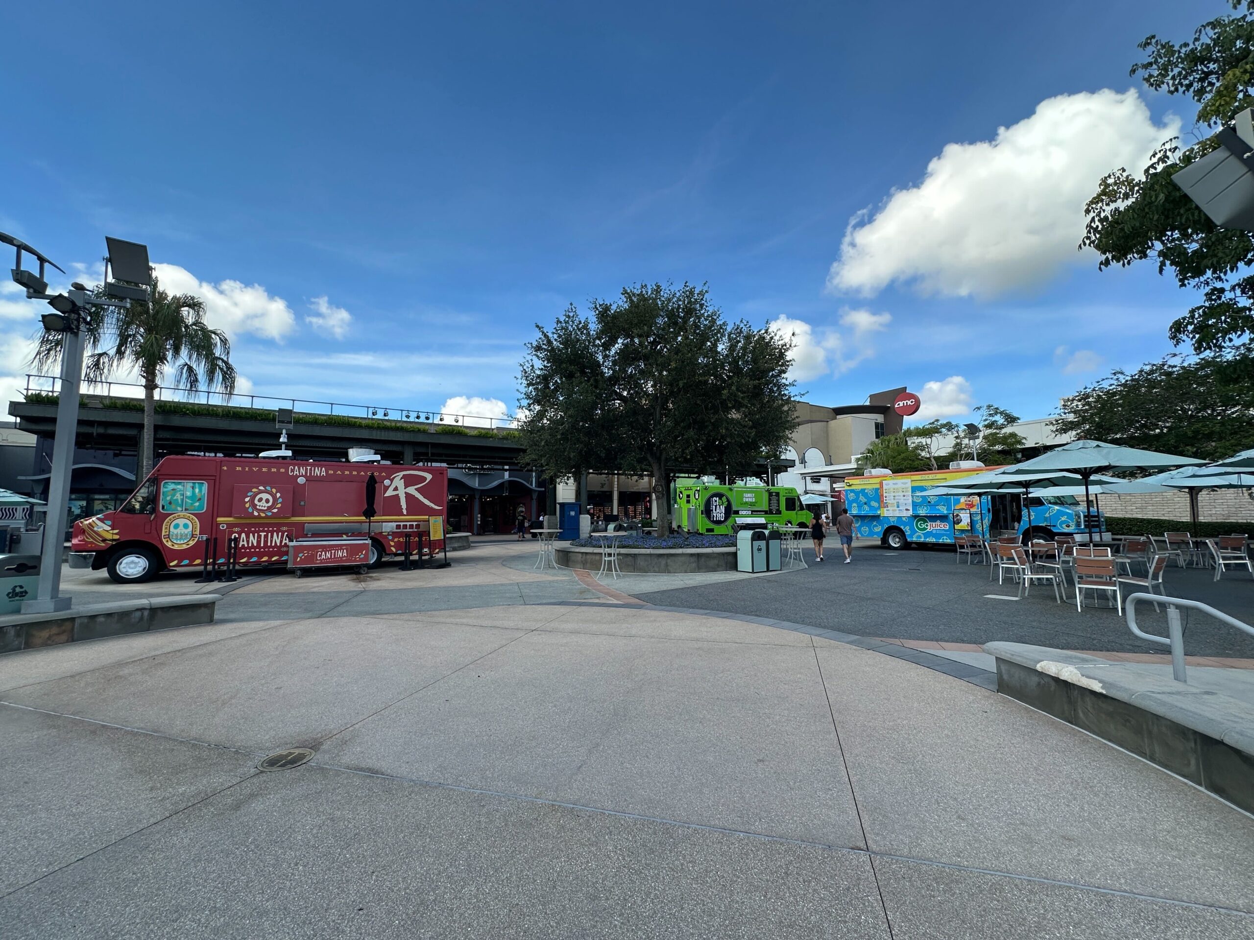 All three food trucks in Disney Springs.