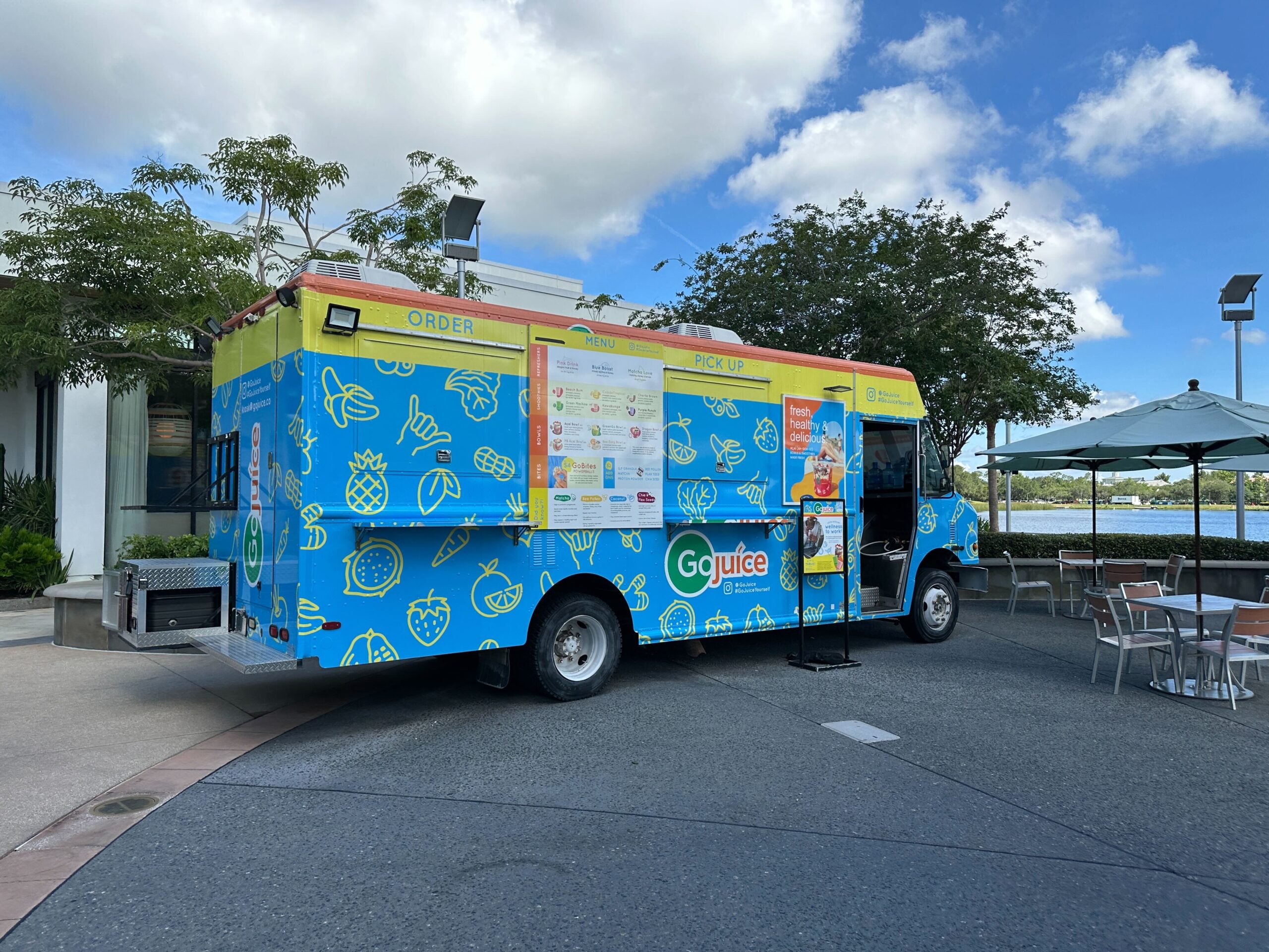 GoJuice food truck.