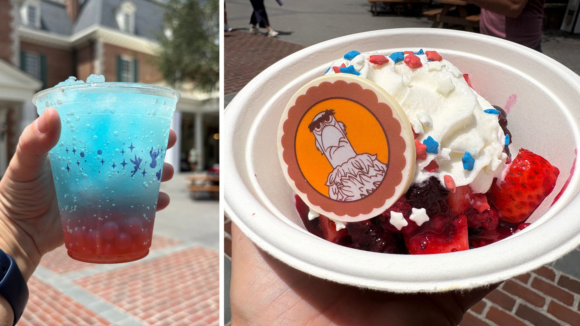 REVIEW: Sam Eagle-Inspired Shortcake and Patriotic 1776 Drink at EPCOT