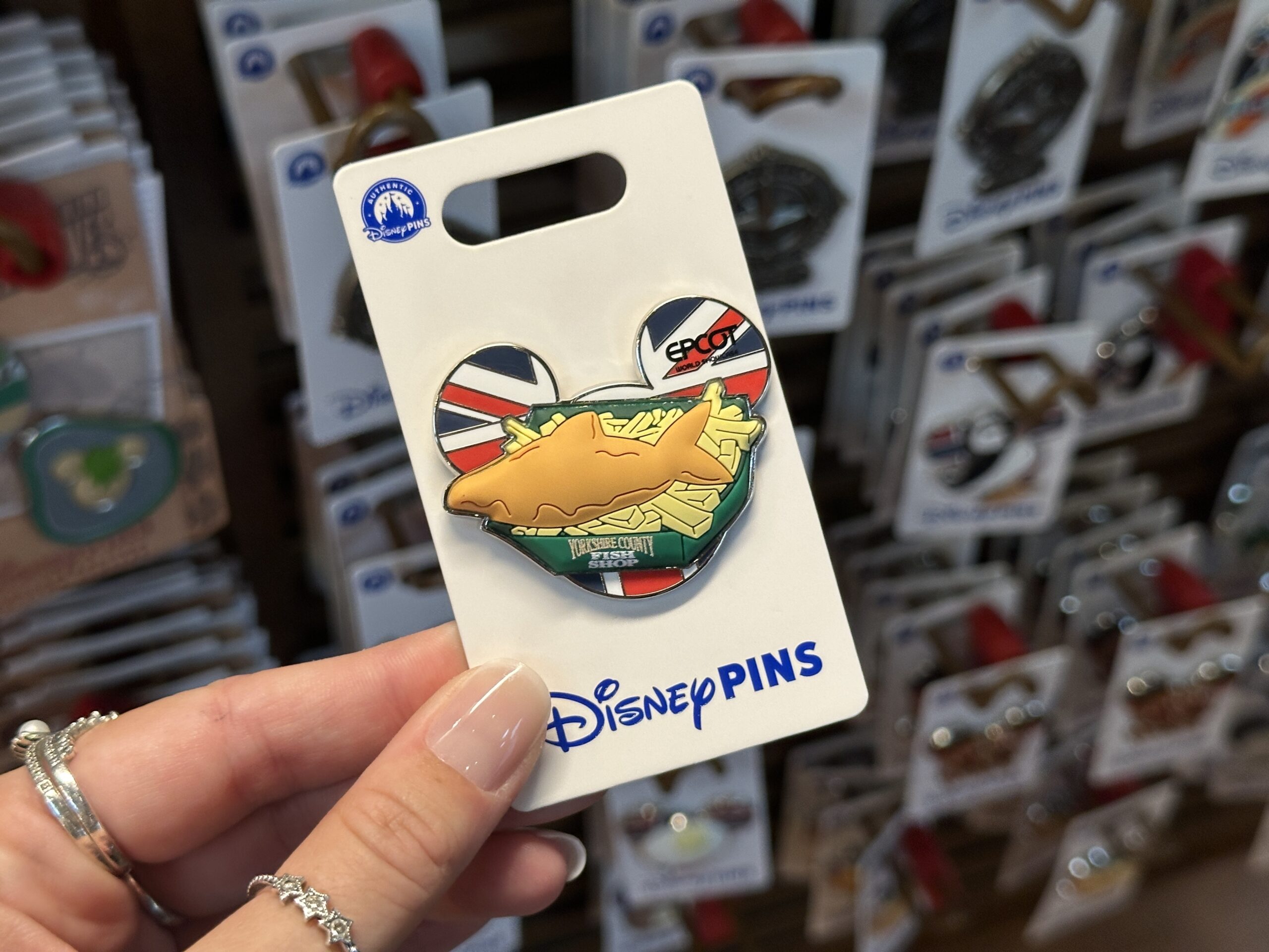 U.K. Fish and Chips Pin - $14.99