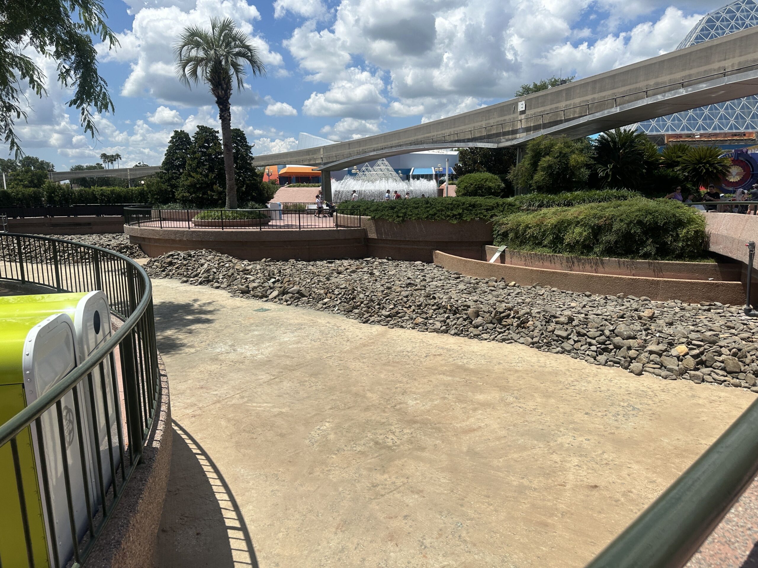 Disney has removed the coins from a World Celebration reflecting pool that was recently drained.