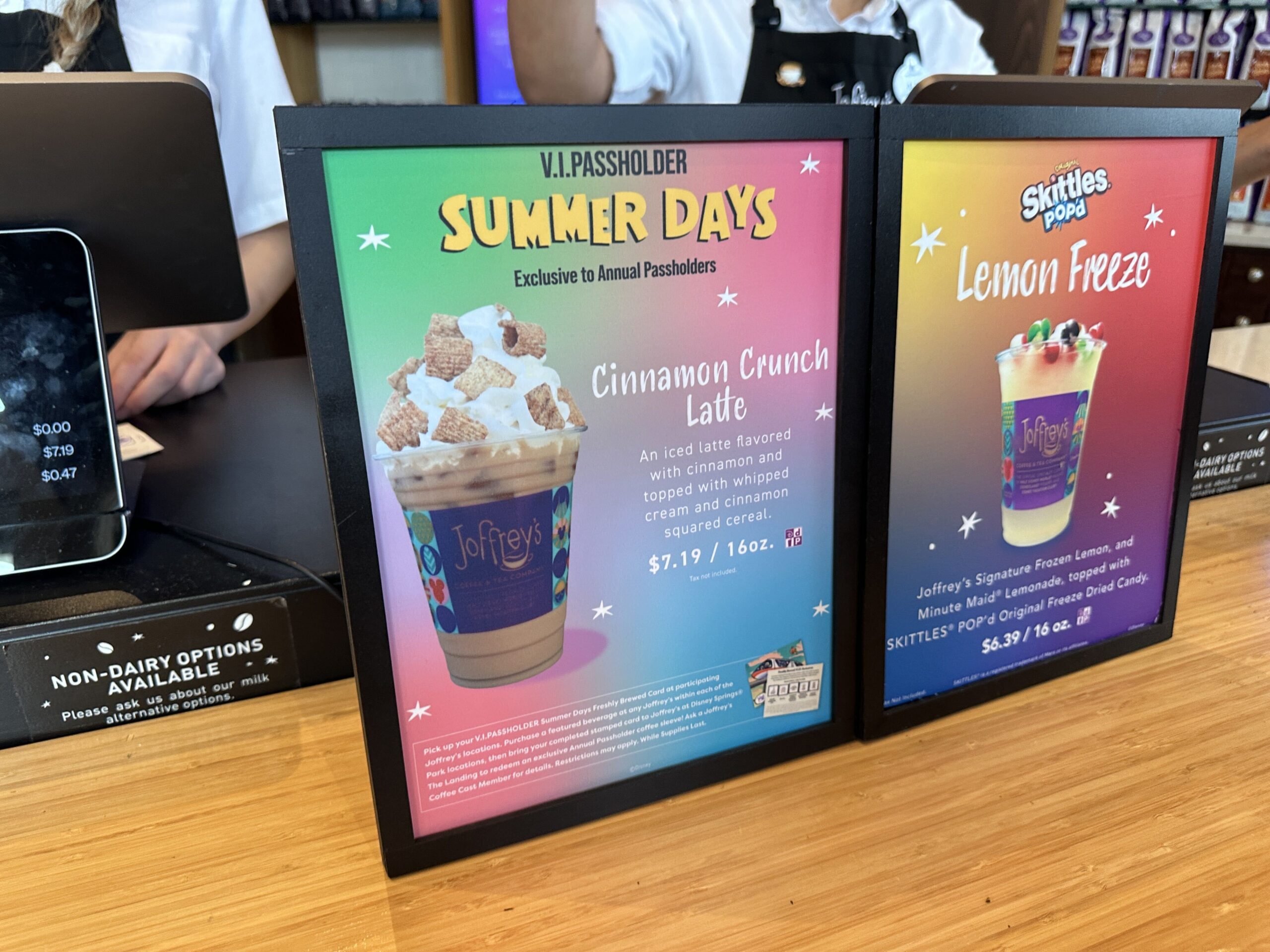 Cinnamon Crunch Latte & Passholder Completer Prize From Disney Springs Joffrey's