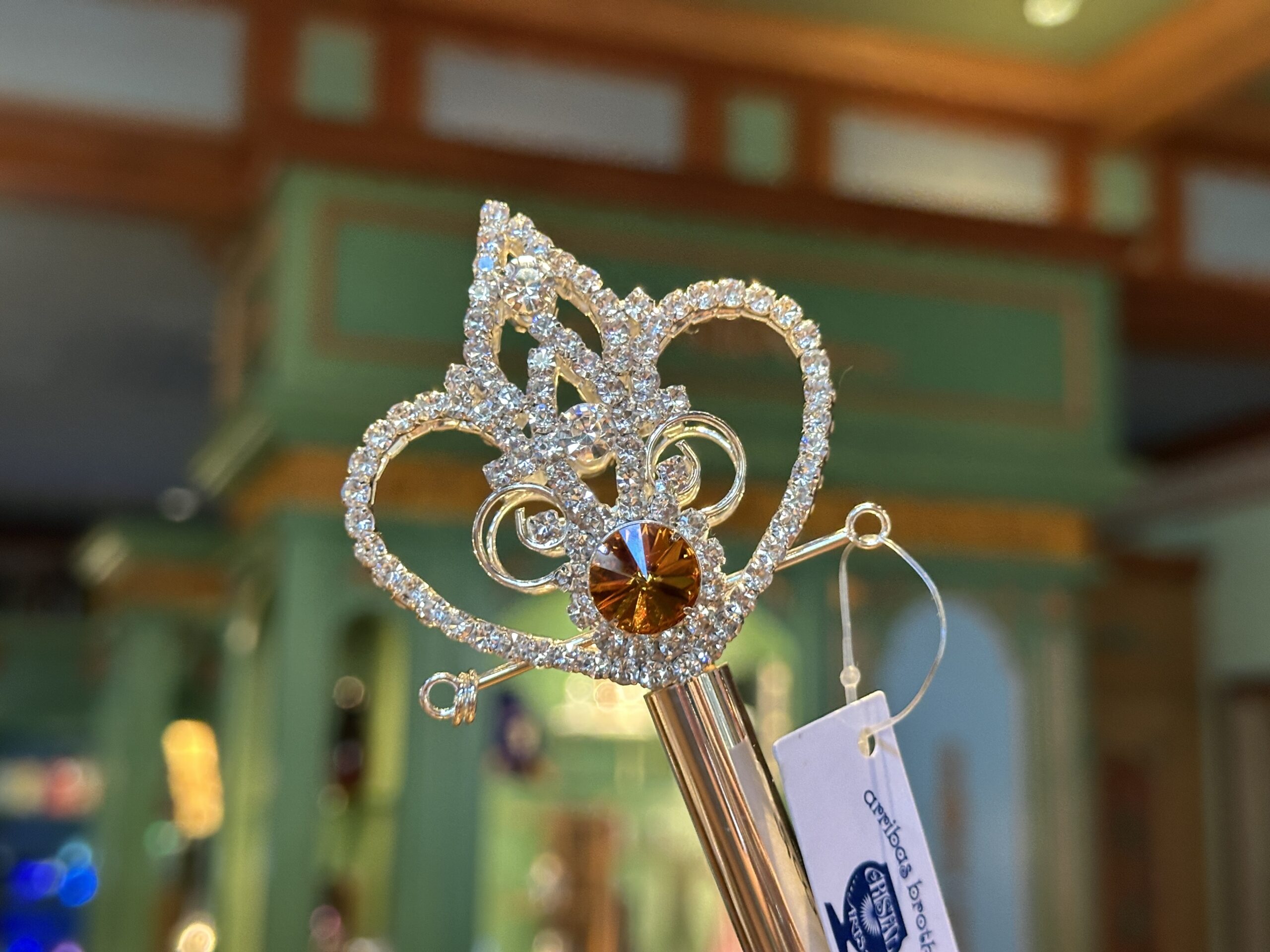 Custom Hidden Mickey Scepters Restocked at Crystal Arts in Magic Kingdom