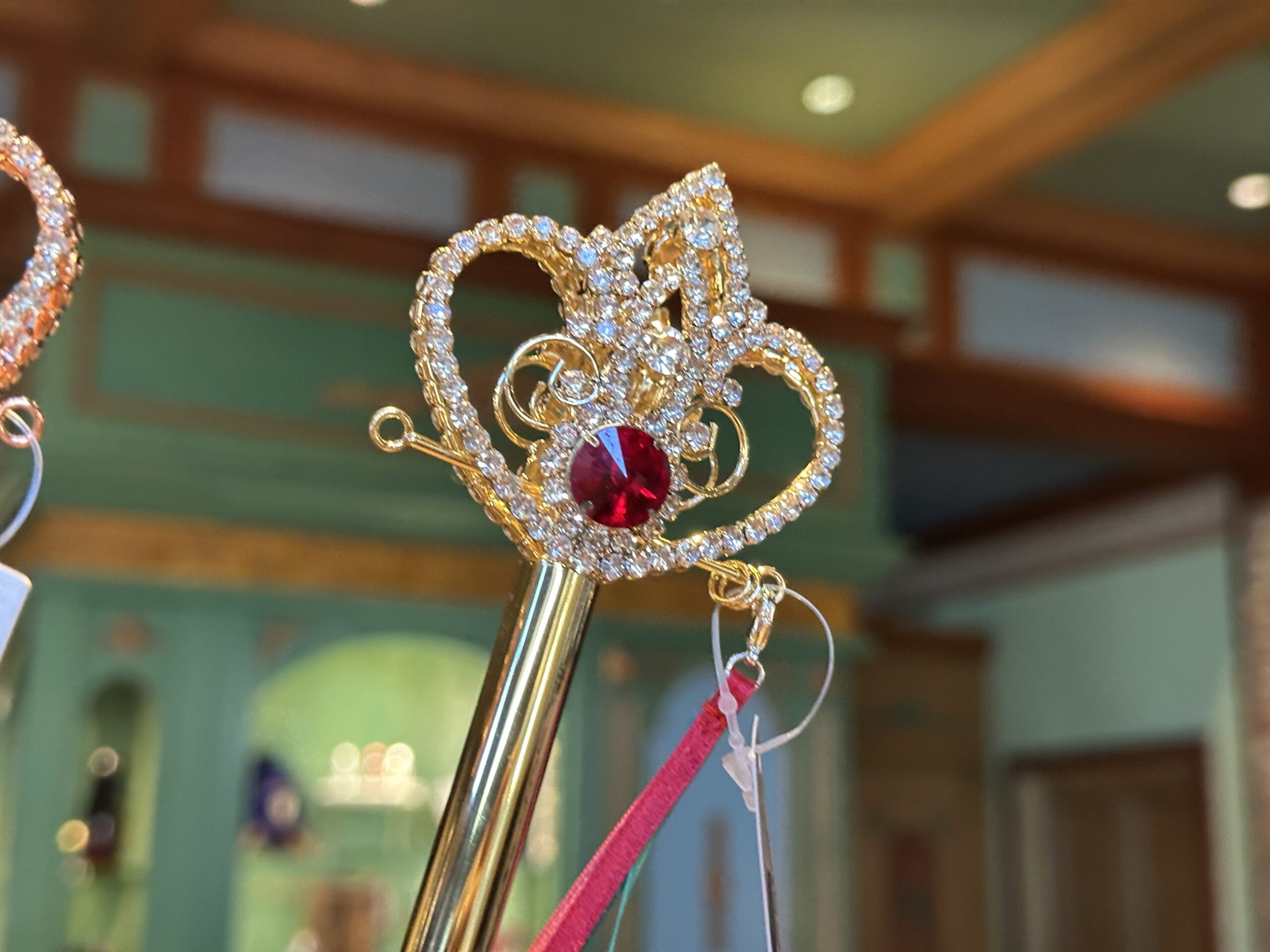 Custom Hidden Mickey Scepters Restocked at Crystal Arts in Magic Kingdom