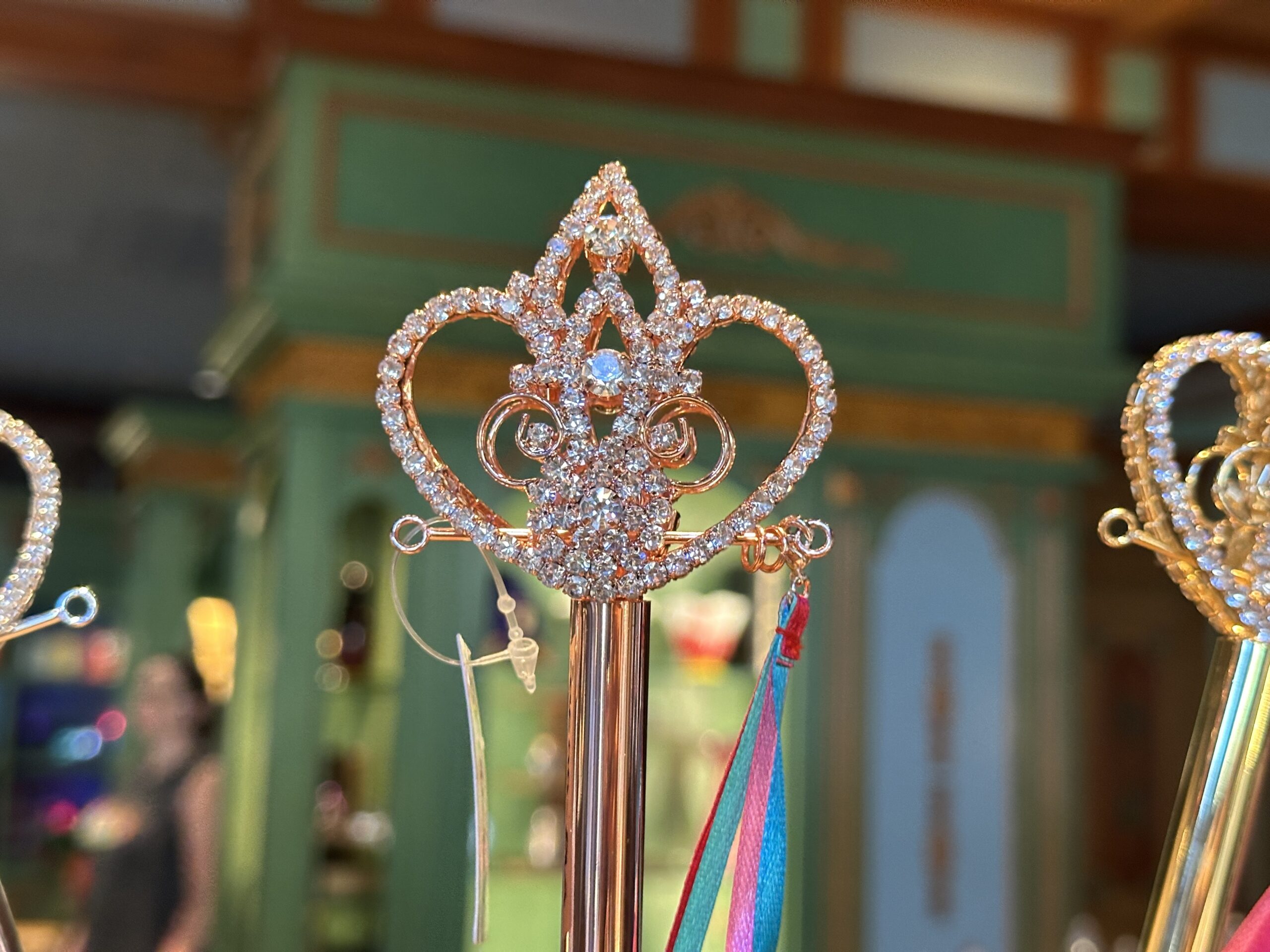 Custom Hidden Mickey Scepters Restocked at Crystal Arts in Magic Kingdom