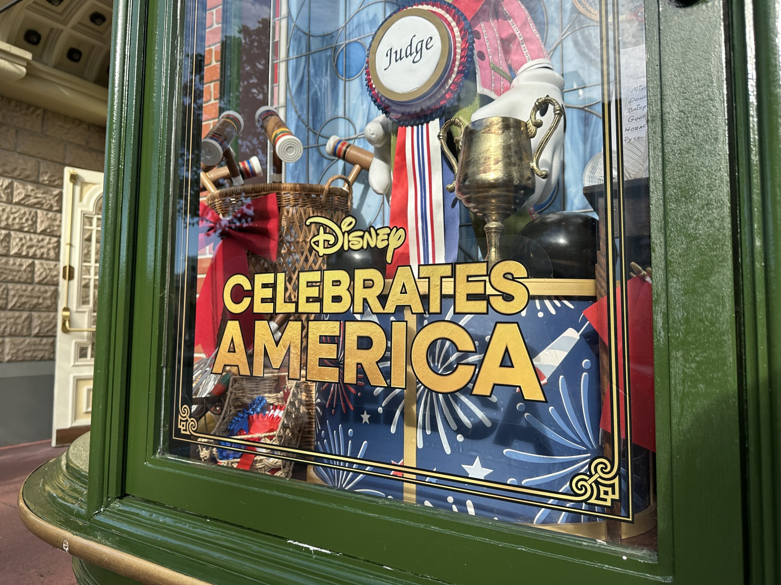 'Disney Celebrates America' Decals Added to Patriotic Main Street Windows